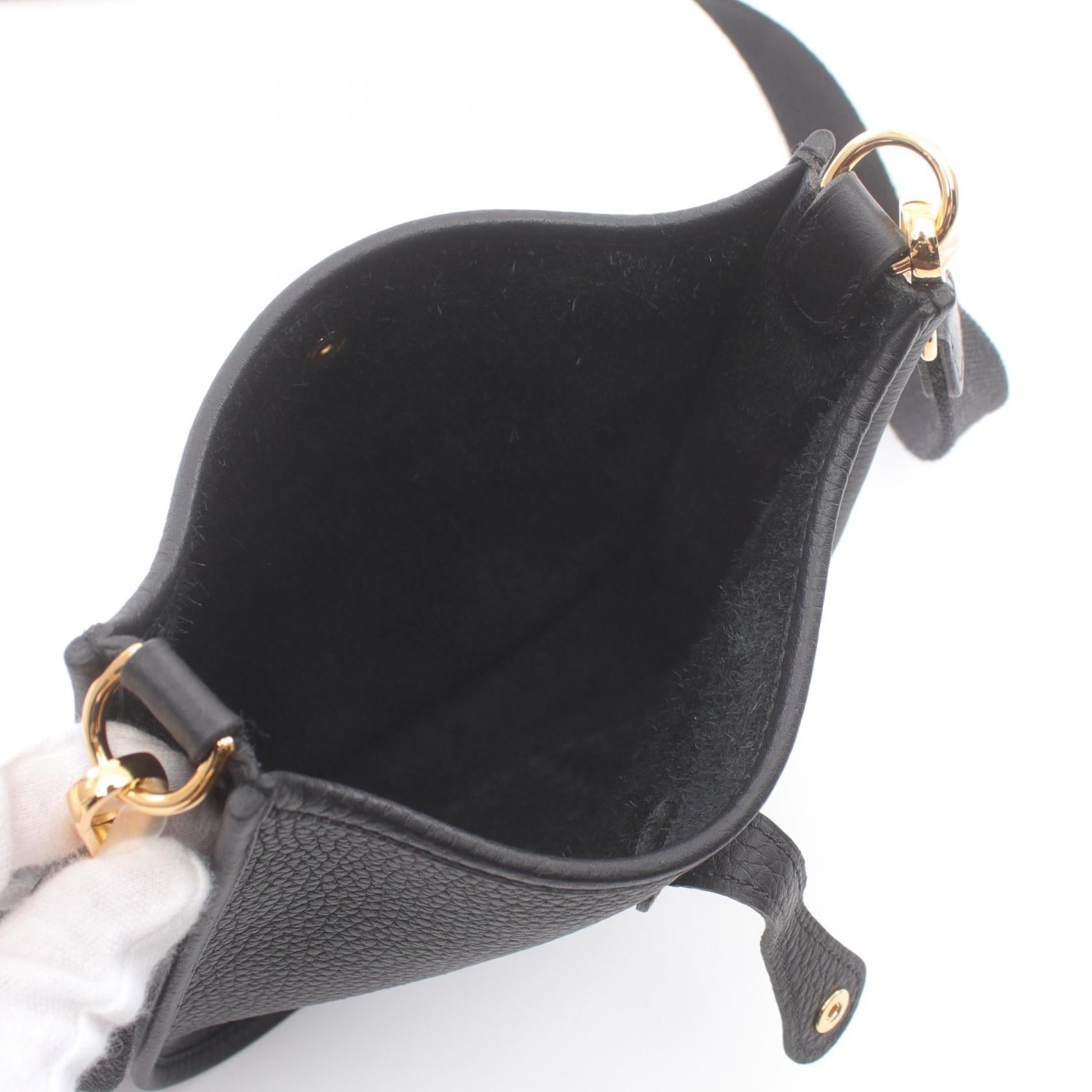 Hermes Evelyne TPM Amazon Shoulder Bag Black