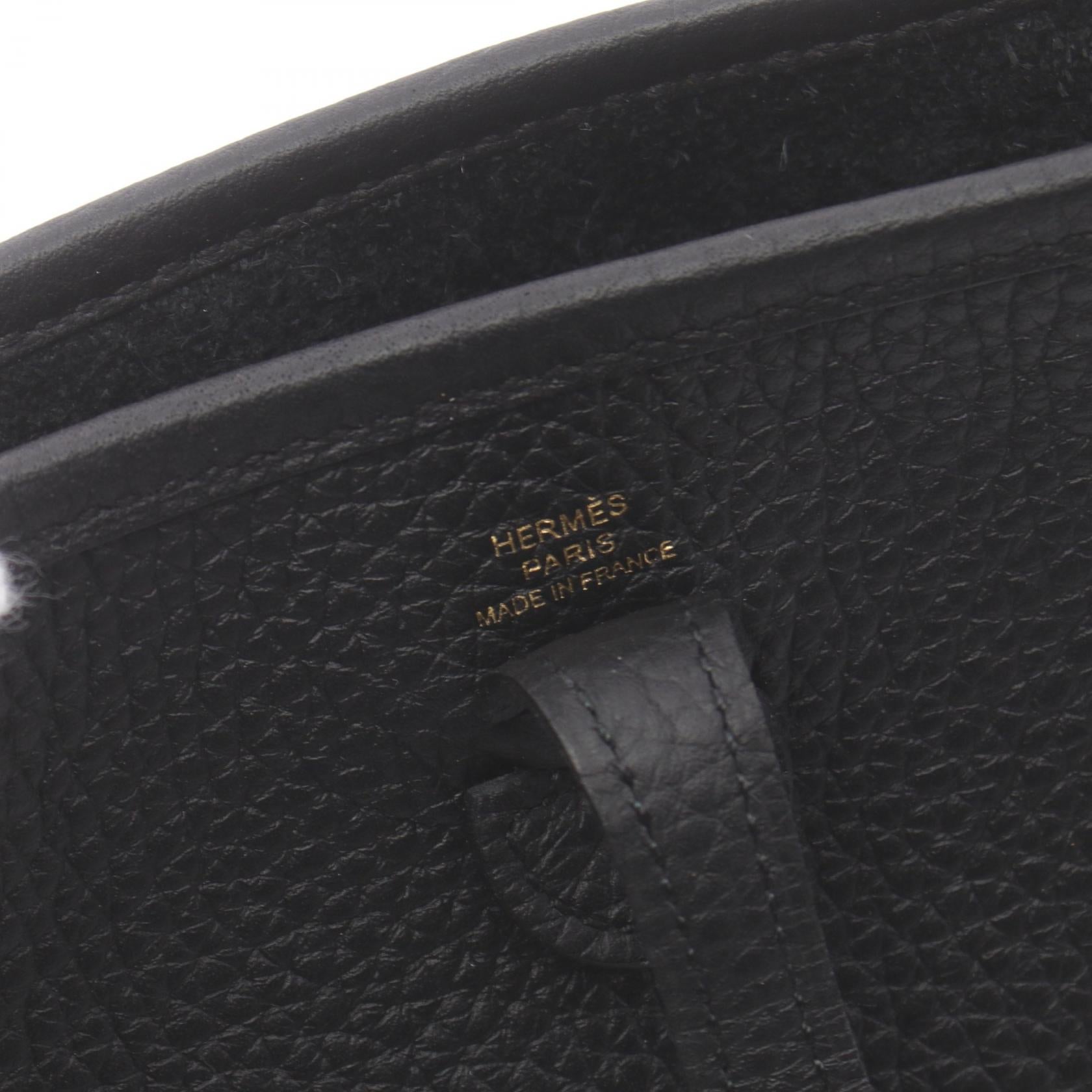 Hermes Evelyne TPM Amazon Shoulder Bag Black