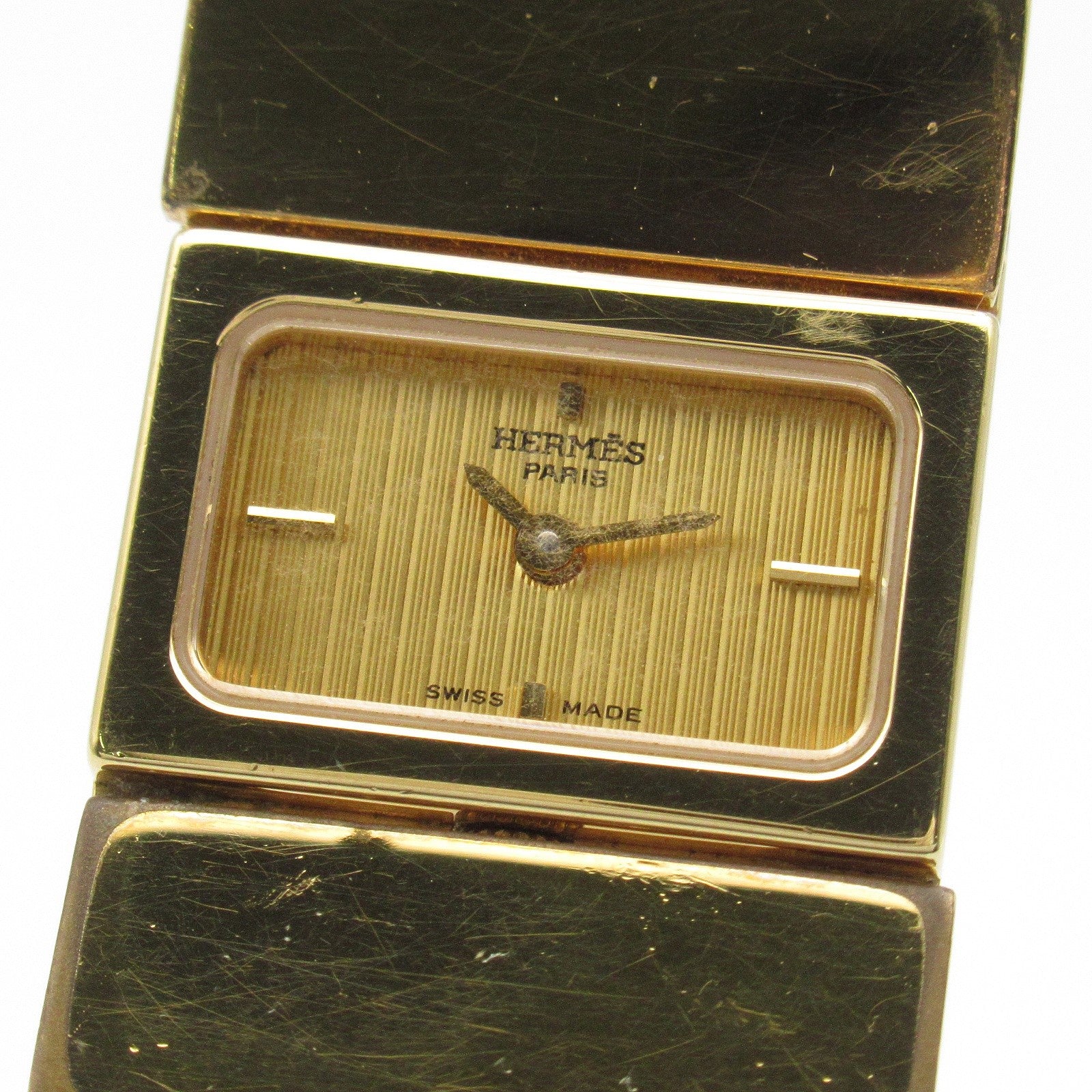 Hermes Gold Plated Quartz Watch L01.201