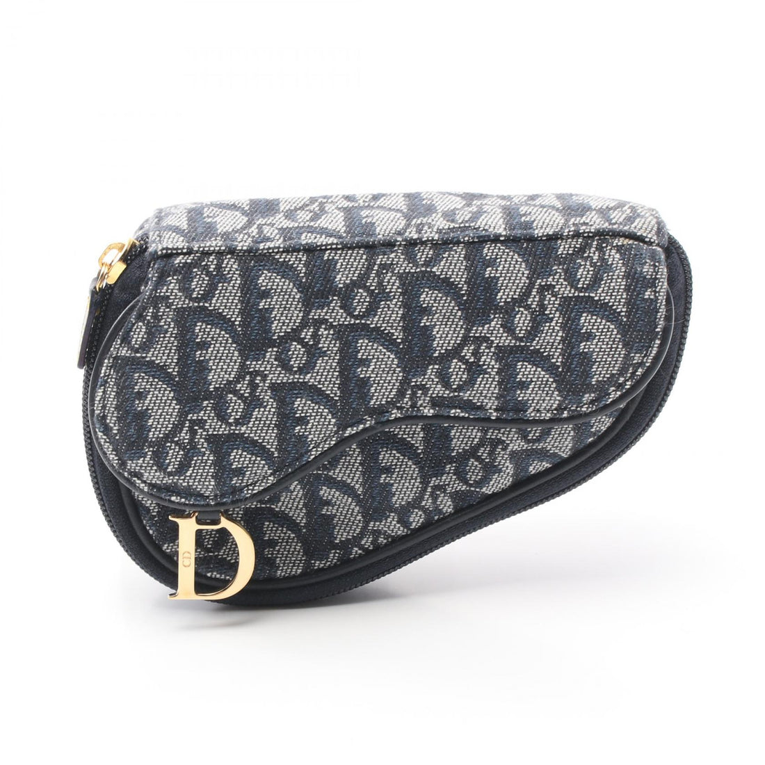 Dior Saddle Trotter Canvas Leather Pouch