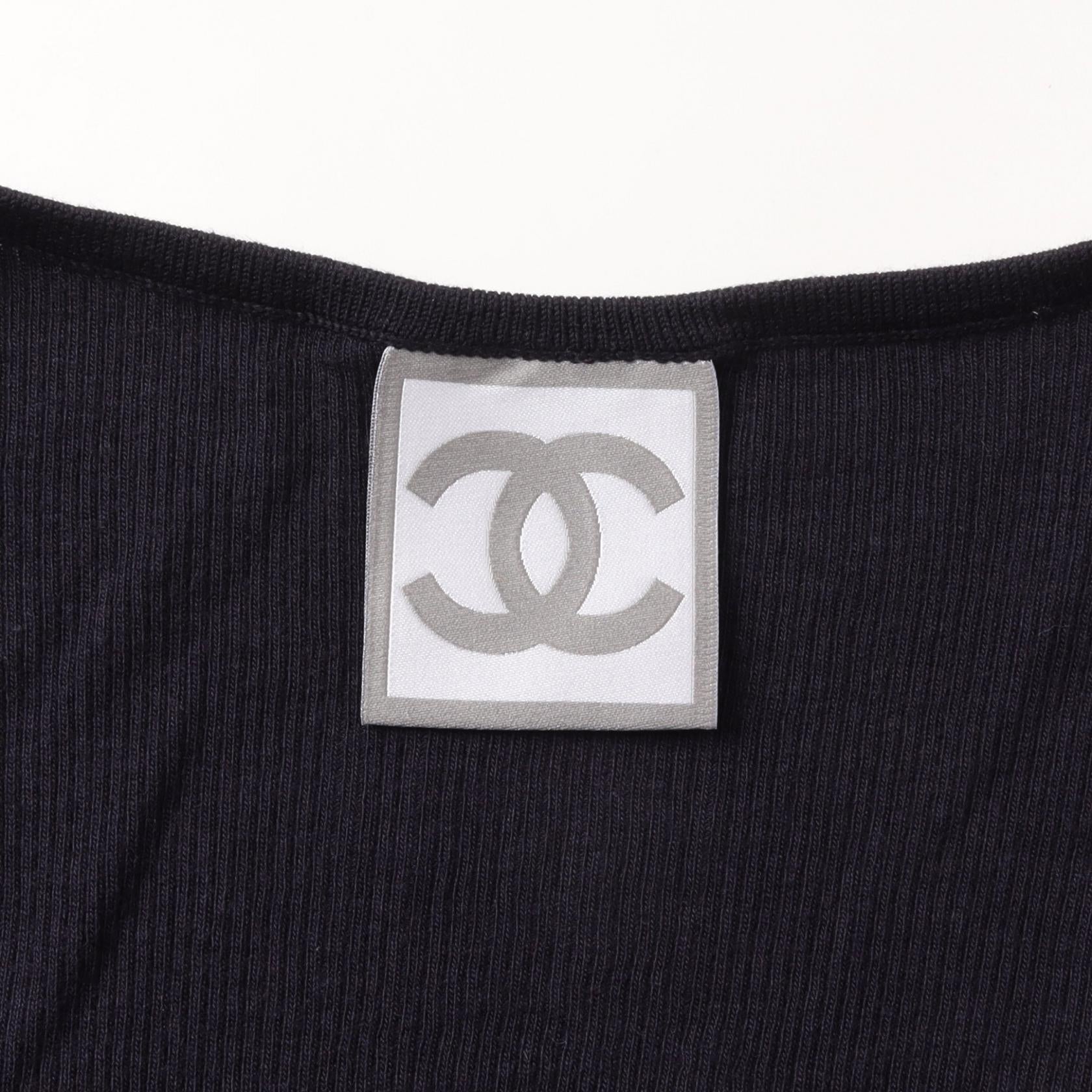 Chanel Cotton Sports Line Tank Top