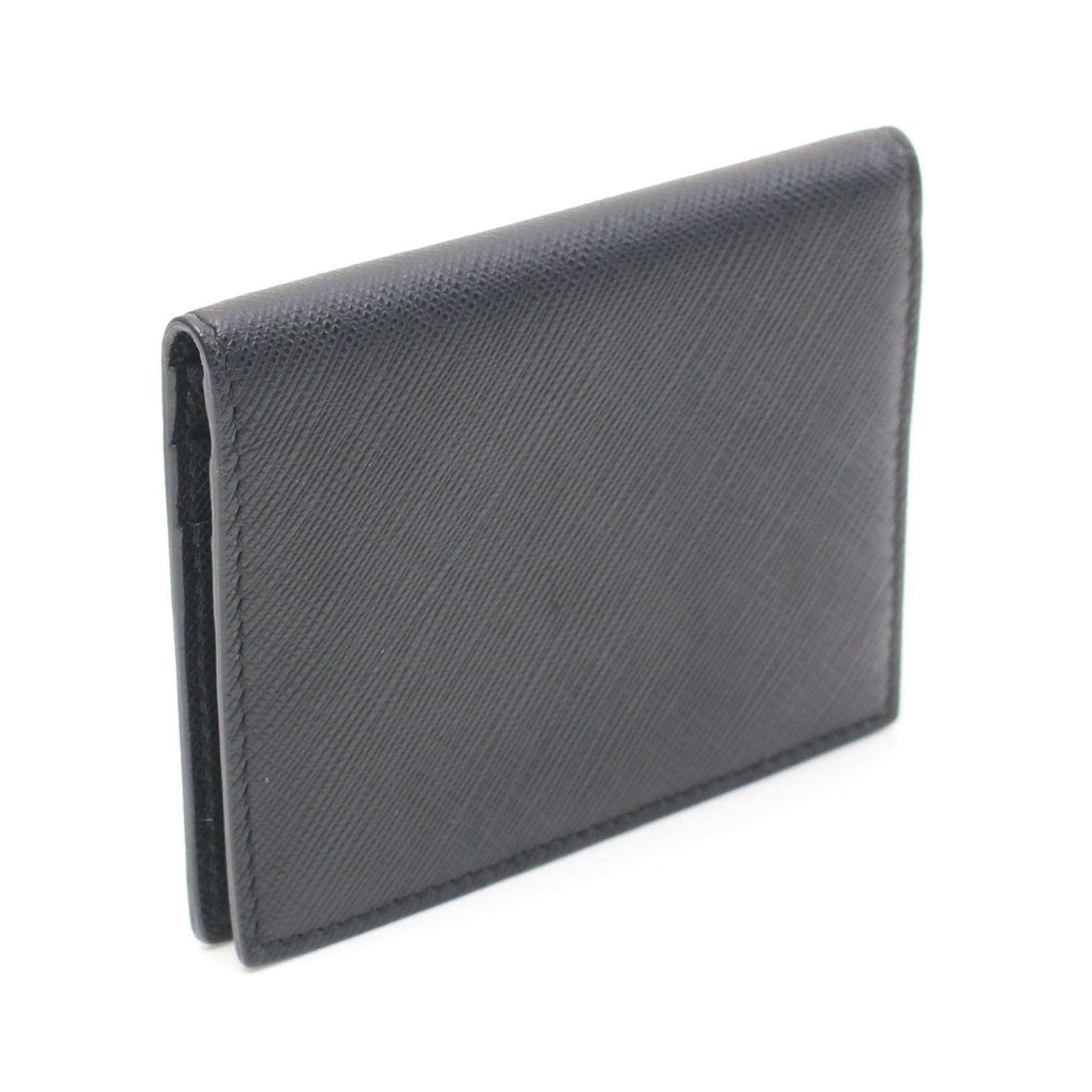 Salvatore Ferragamo Gancini Leather Card Case