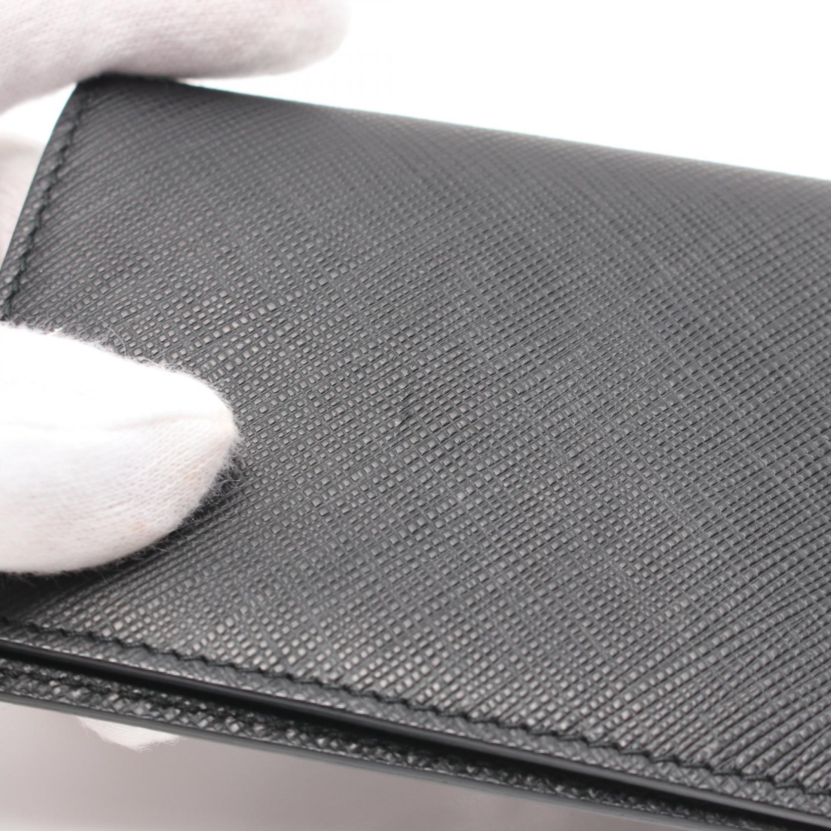 Salvatore Ferragamo Gancini Leather Card Case