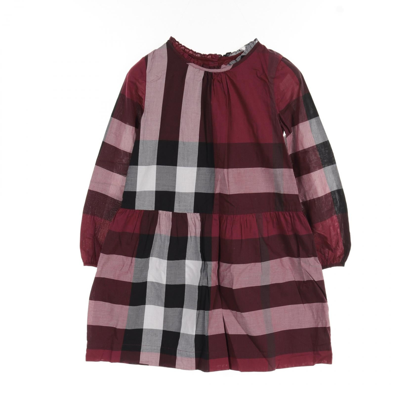 Burberry Children Check Cotton Blouse 4018115