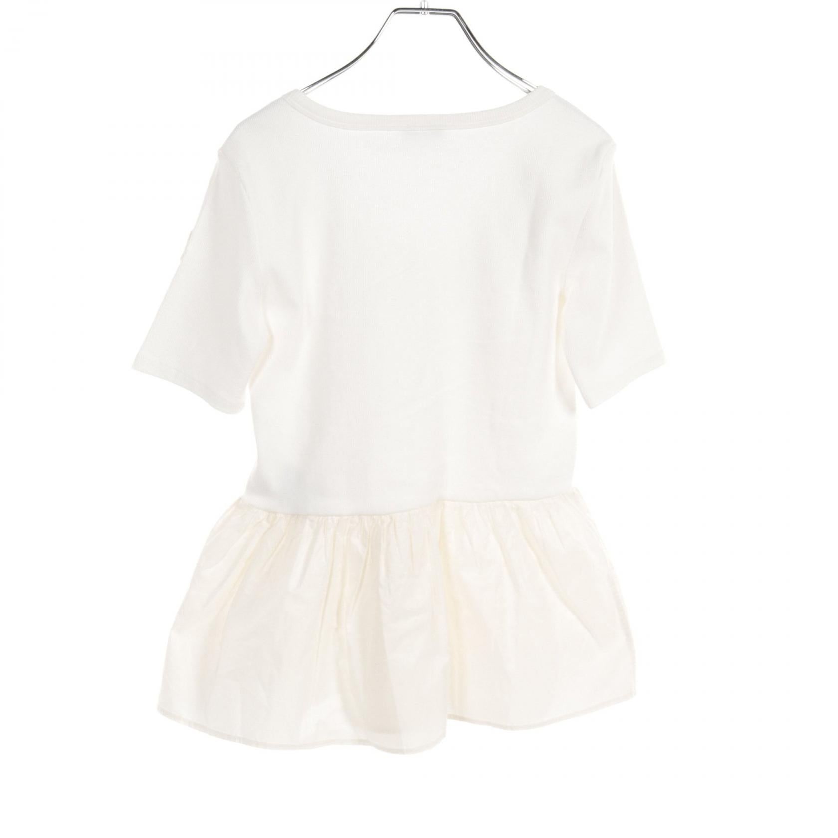 Moncler Cotton Polyester Top White