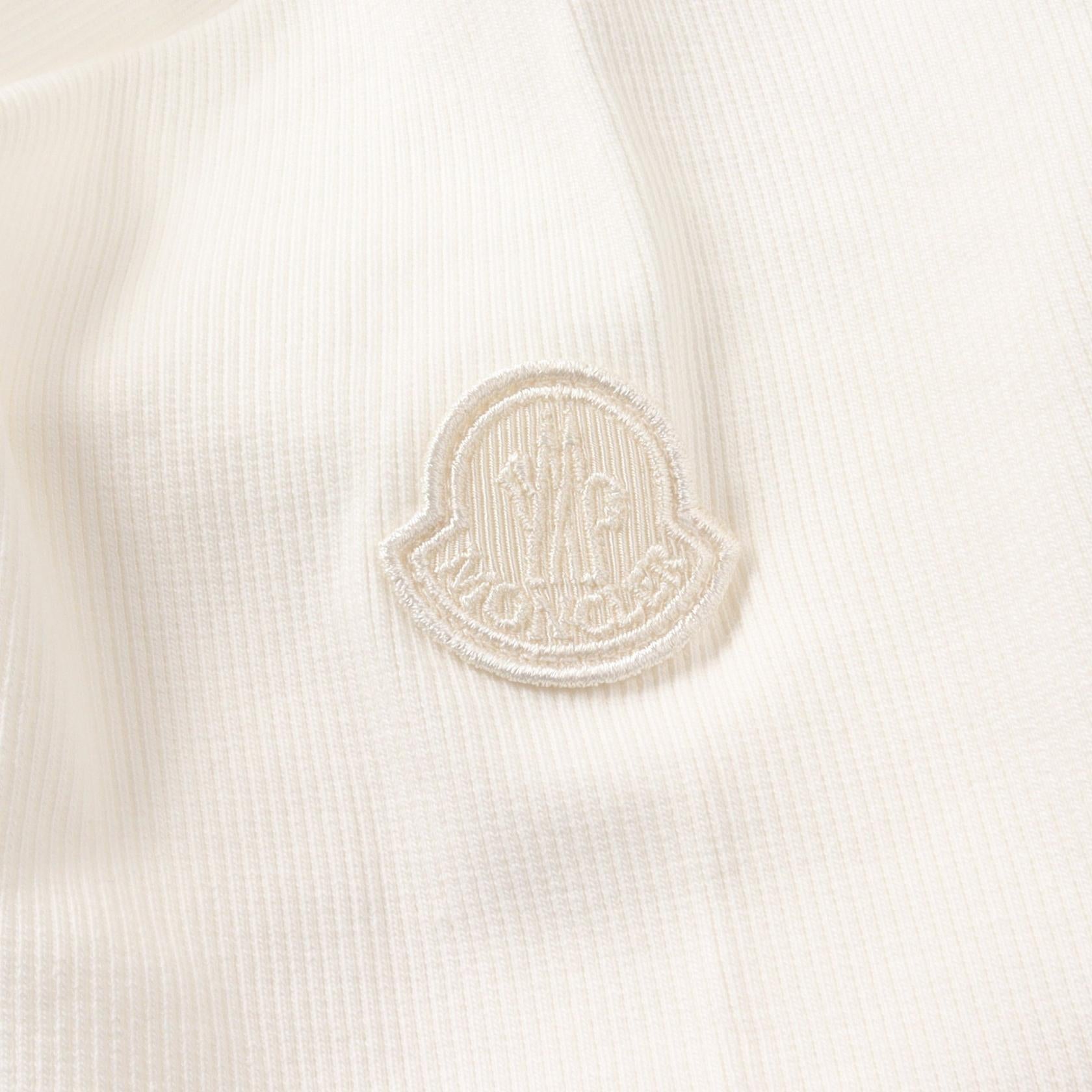 Moncler Cotton Polyester Top White