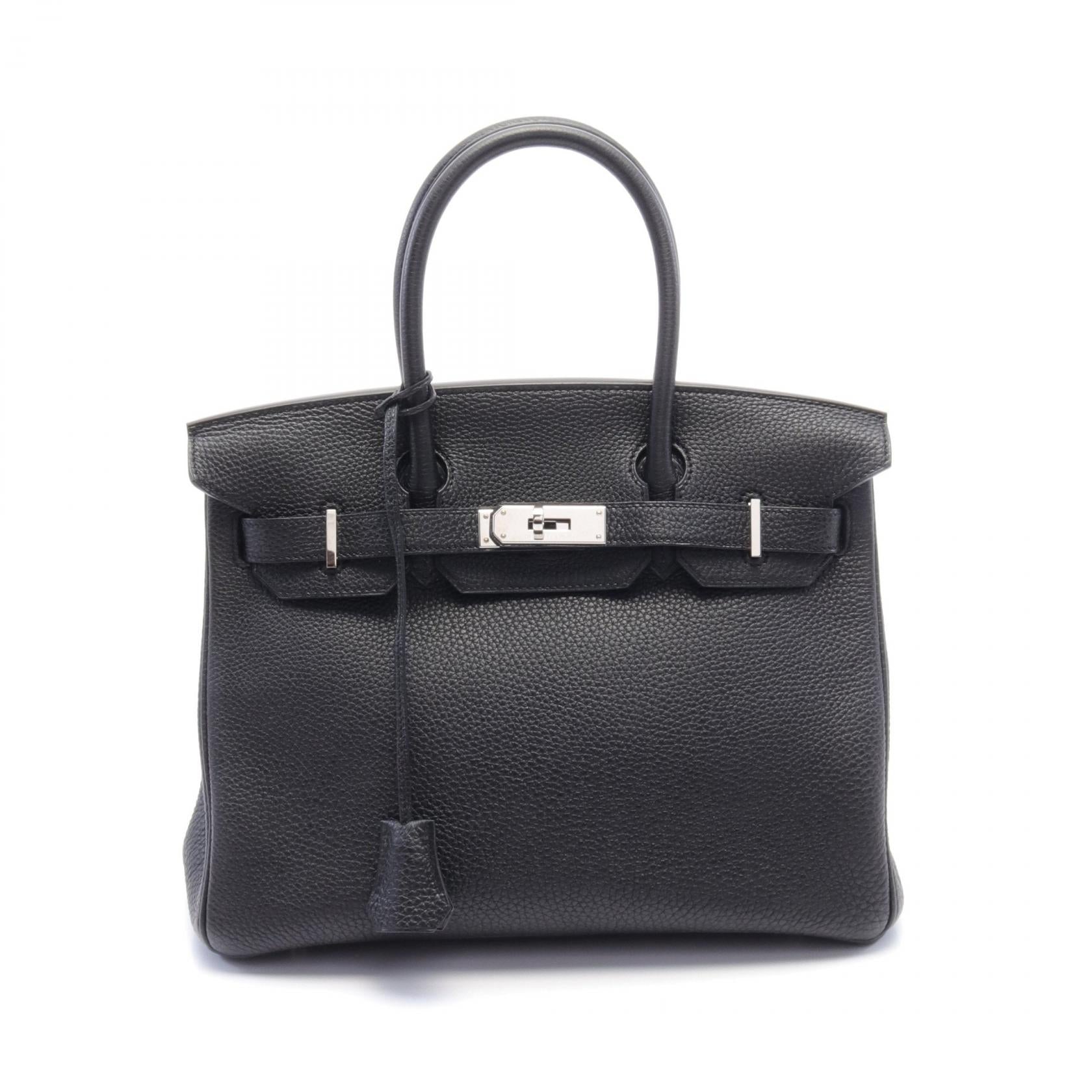 Hermes Birkin 30 Togo Handbag Black