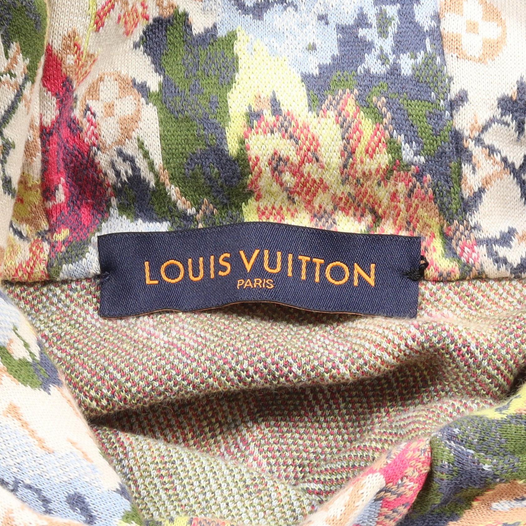 Louis Vuitton Jacquard Monogram Flower Hoodie