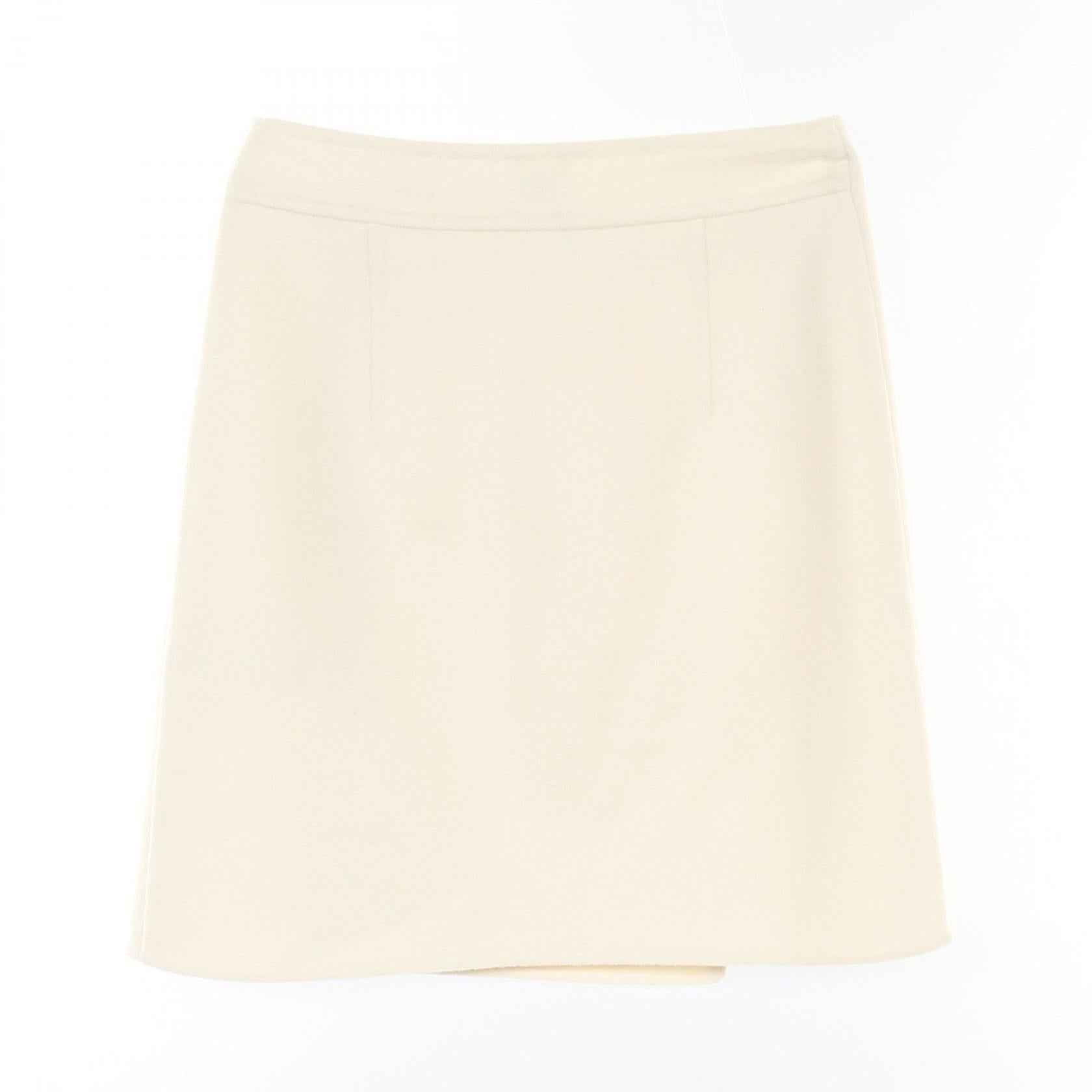 Hermes Cashmere Lamb Leather Skirt