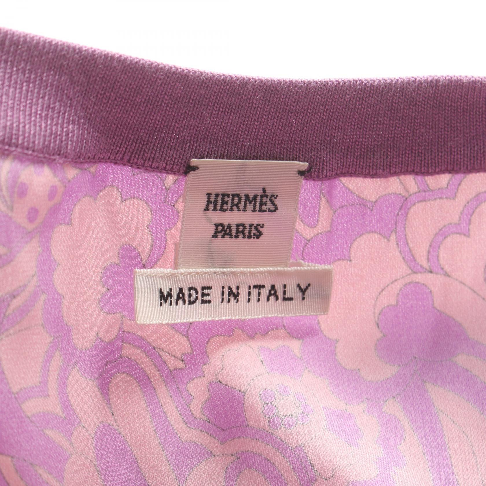 Hermes Silk Rayon Dress Purple