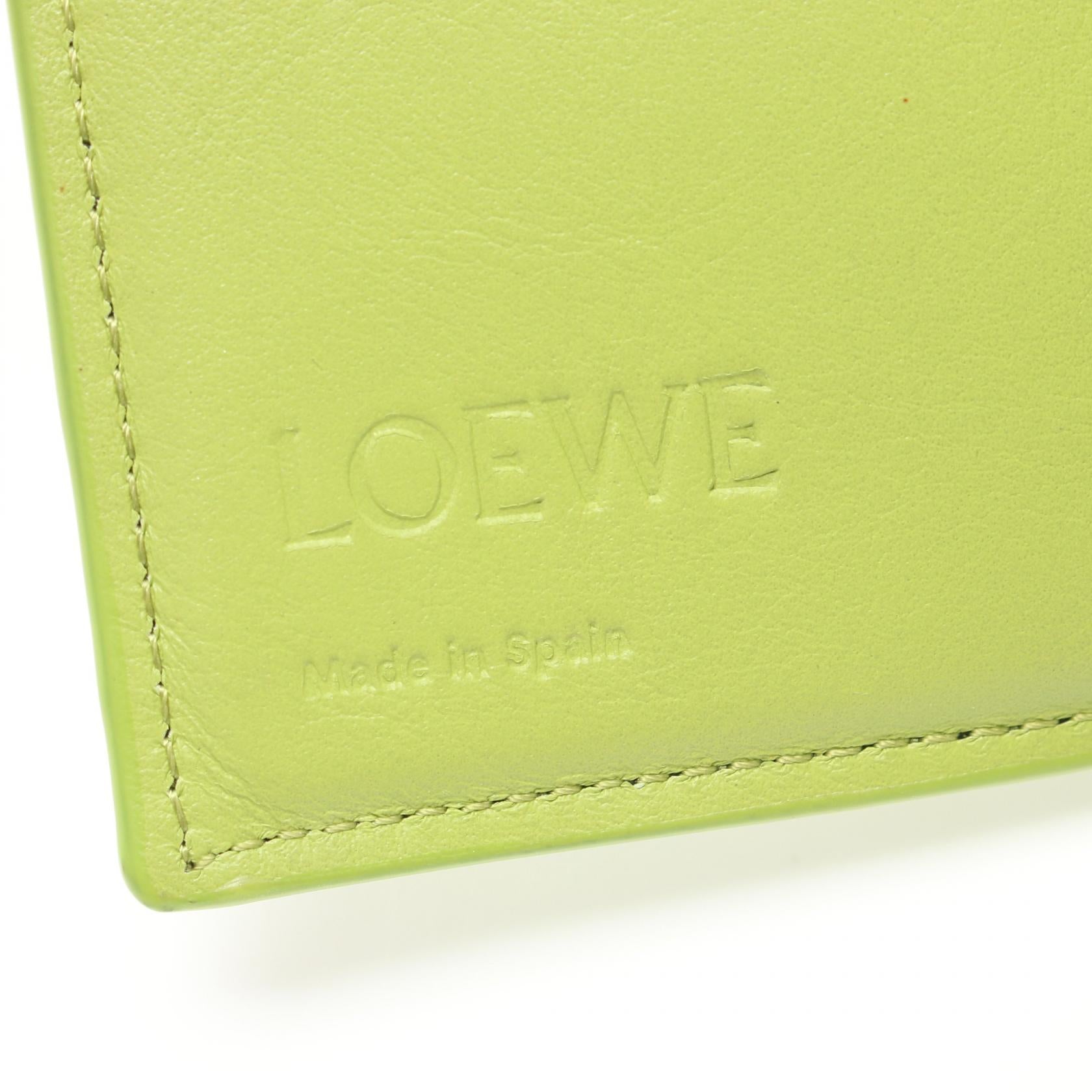 Loewe Anagram Trifold Wallet Leather