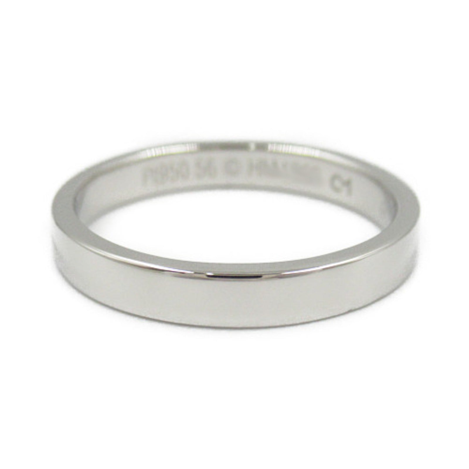 Cartier C de Cartier Wedding Ring Pt950 Platinum