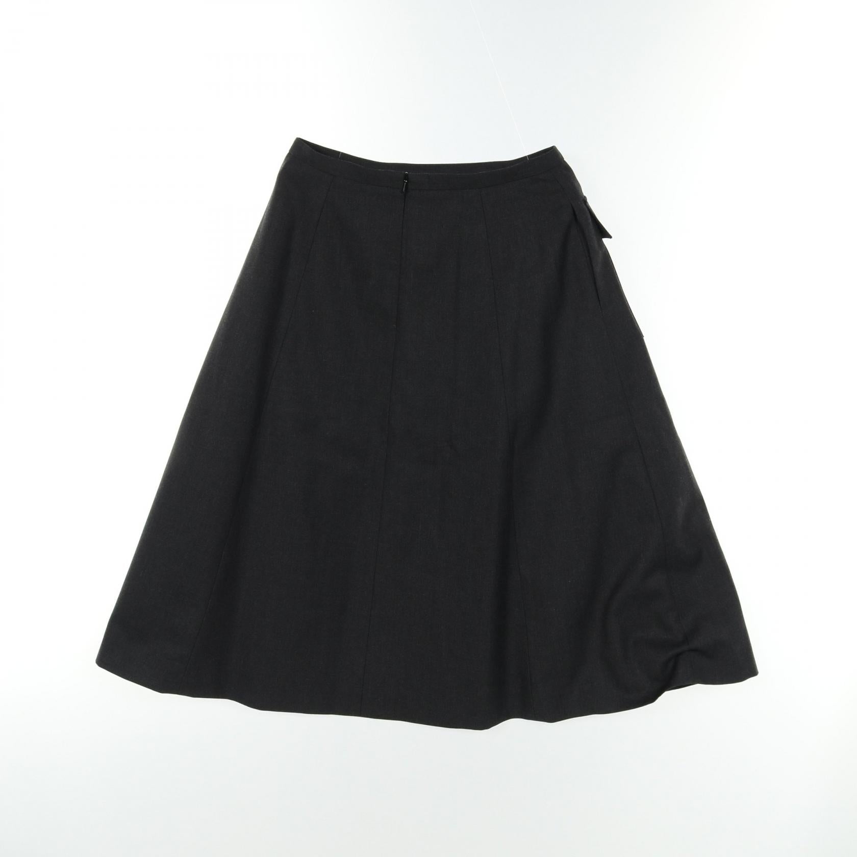 FOXEY Noblea Wool Skirt Gray 40196