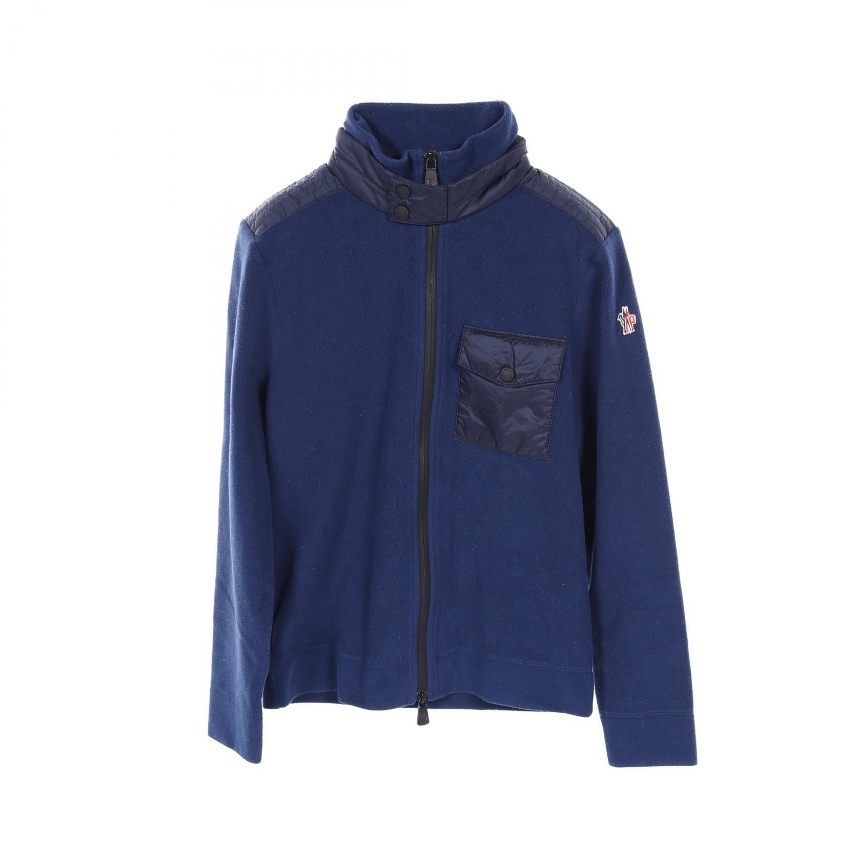 Moncler Grenoble Polyester Jacket Blue/Navy