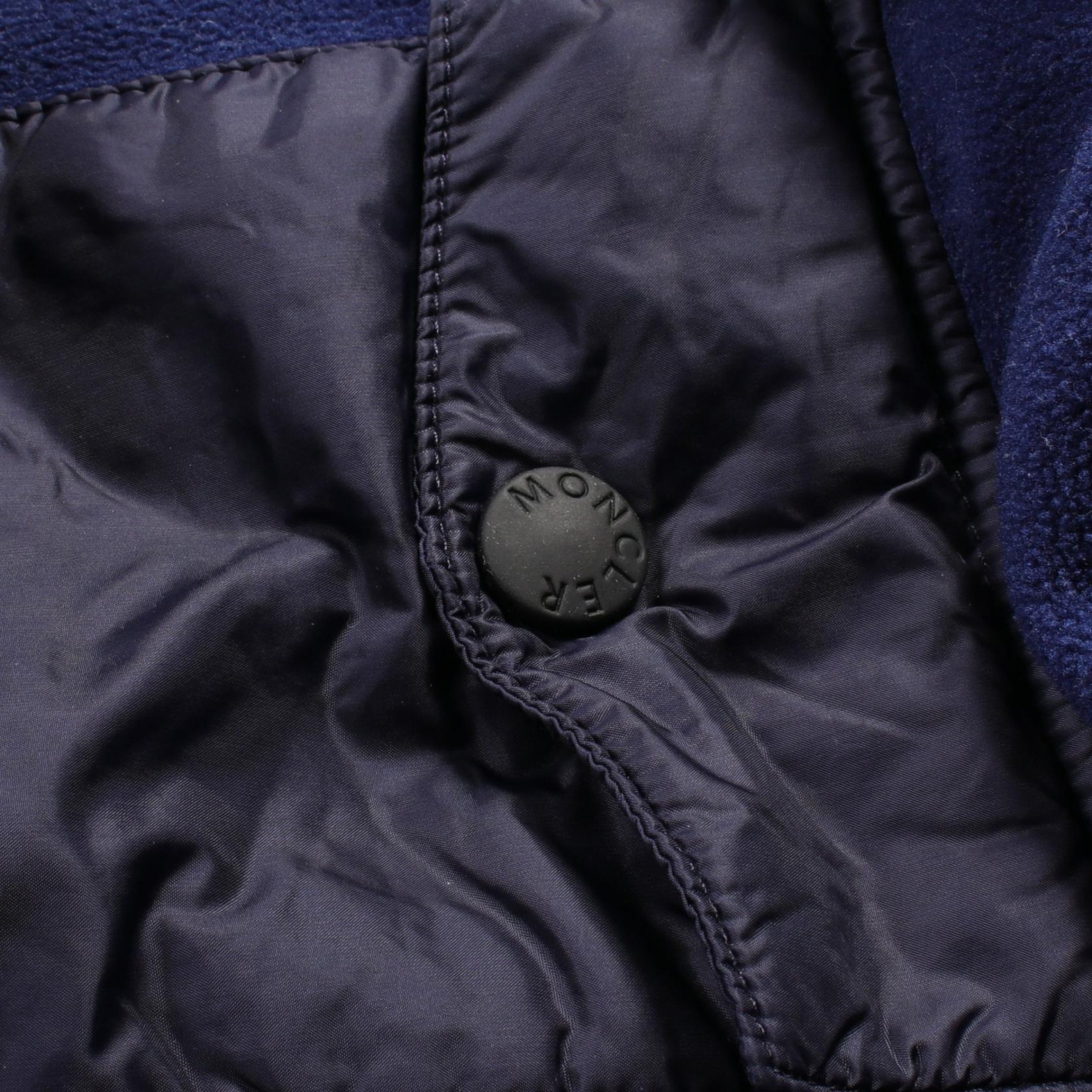 Moncler Grenoble Polyester Jacket Blue/Navy