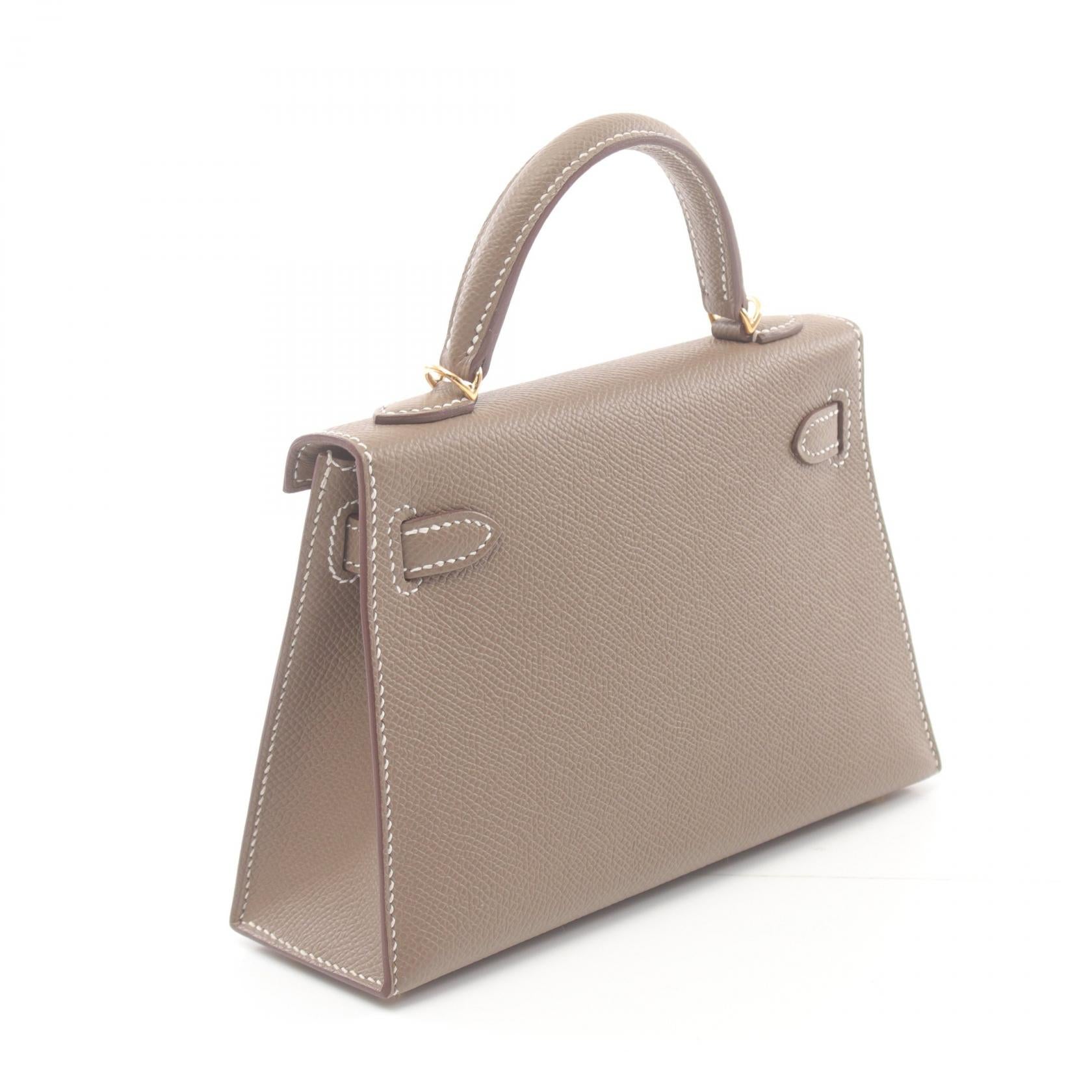 Hermes Mini Kelly 2 Shoulder Bag Brown