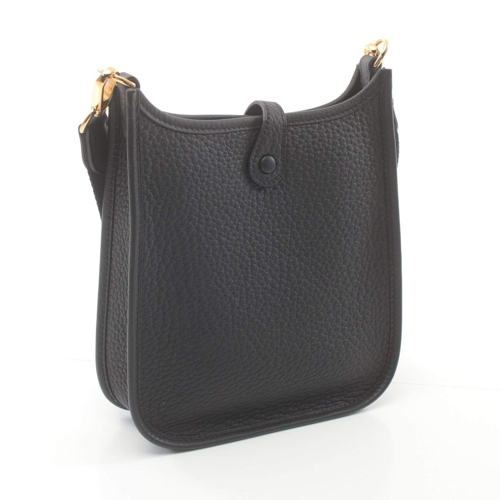 Hermes Evelyne TPM Amazon Shoulder Bag Black