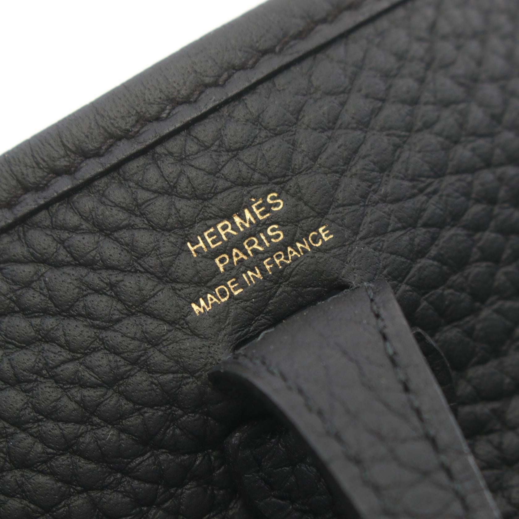 Hermes Evelyne TPM Amazon Shoulder Bag Black