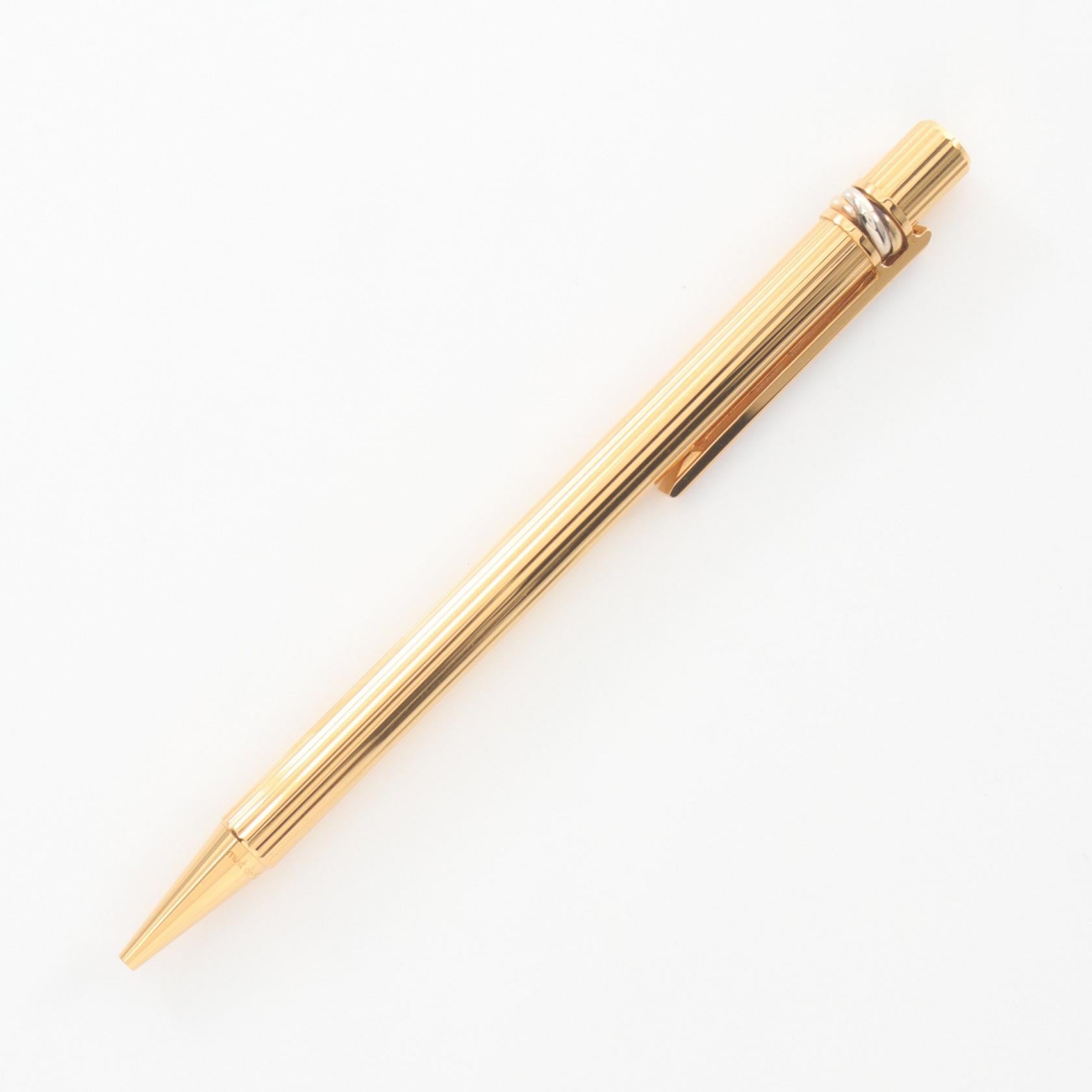 Cartier Trinity Ballpoint Pen Gold