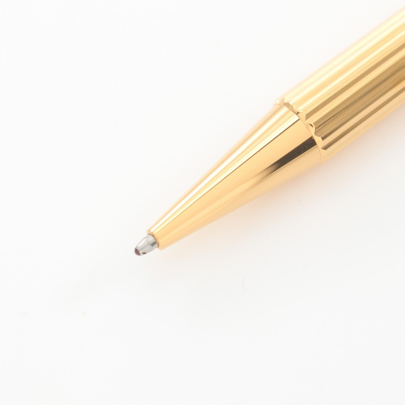 Cartier Trinity Ballpoint Pen Gold