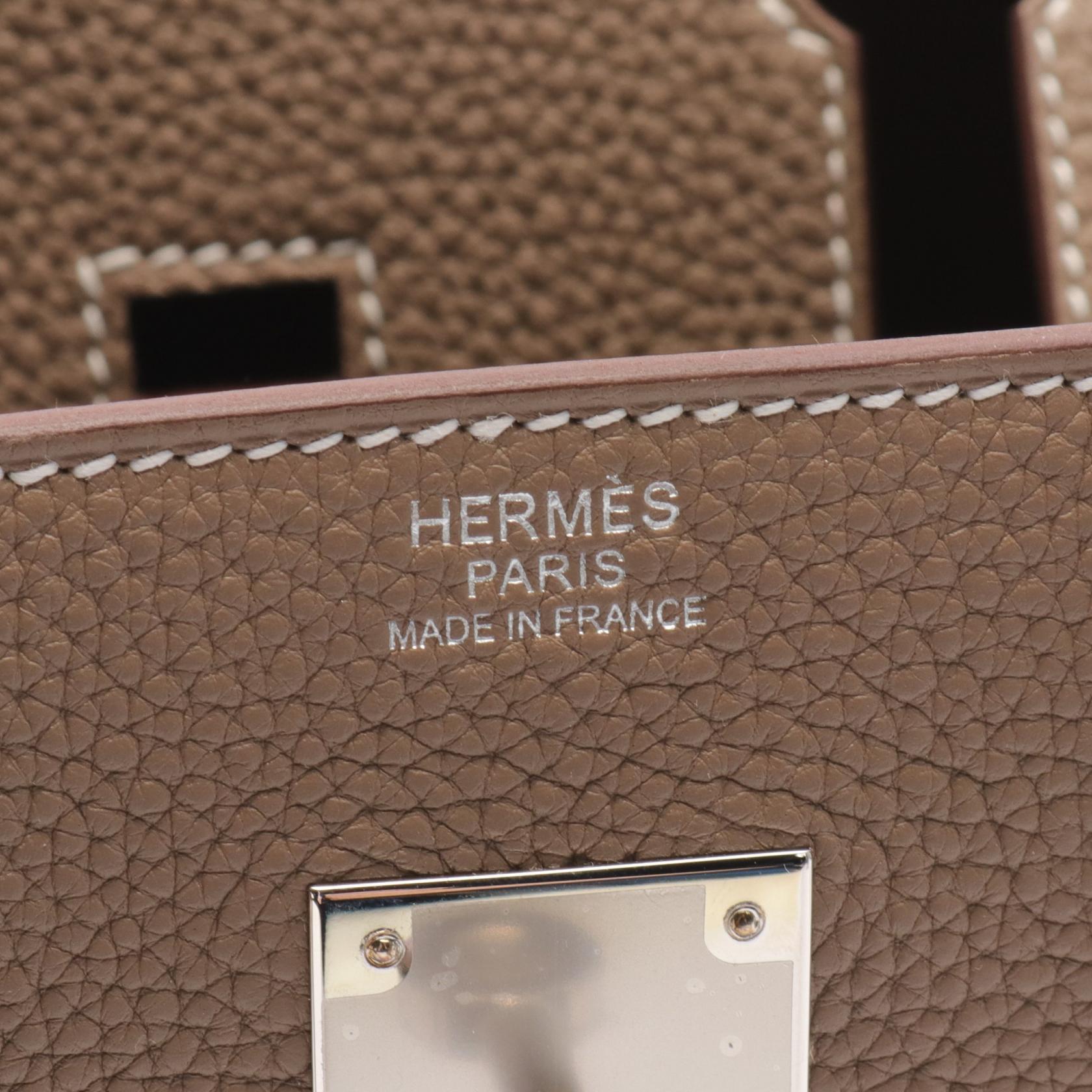 Hermes Birkin 30 Togo Handbag Brown