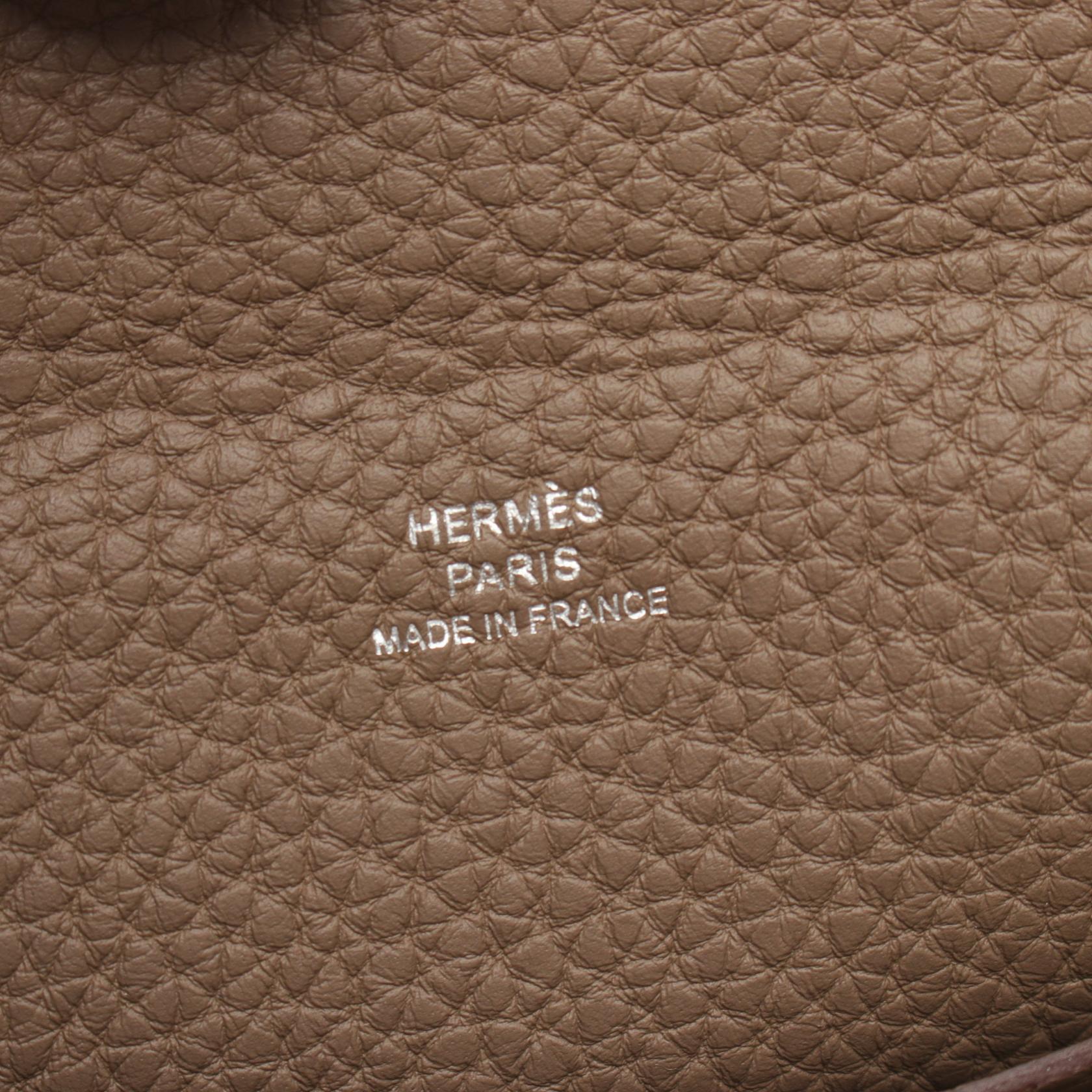 Hermes Togo Shoulder Bag Beige