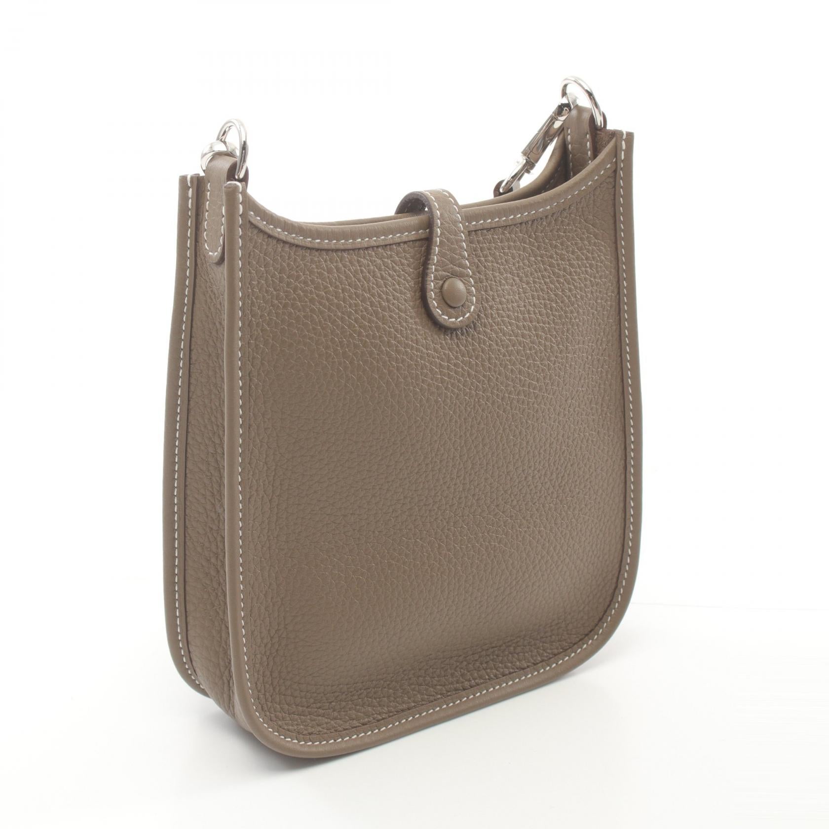 Hermes Evelyne TPM Shoulder Bag Brown