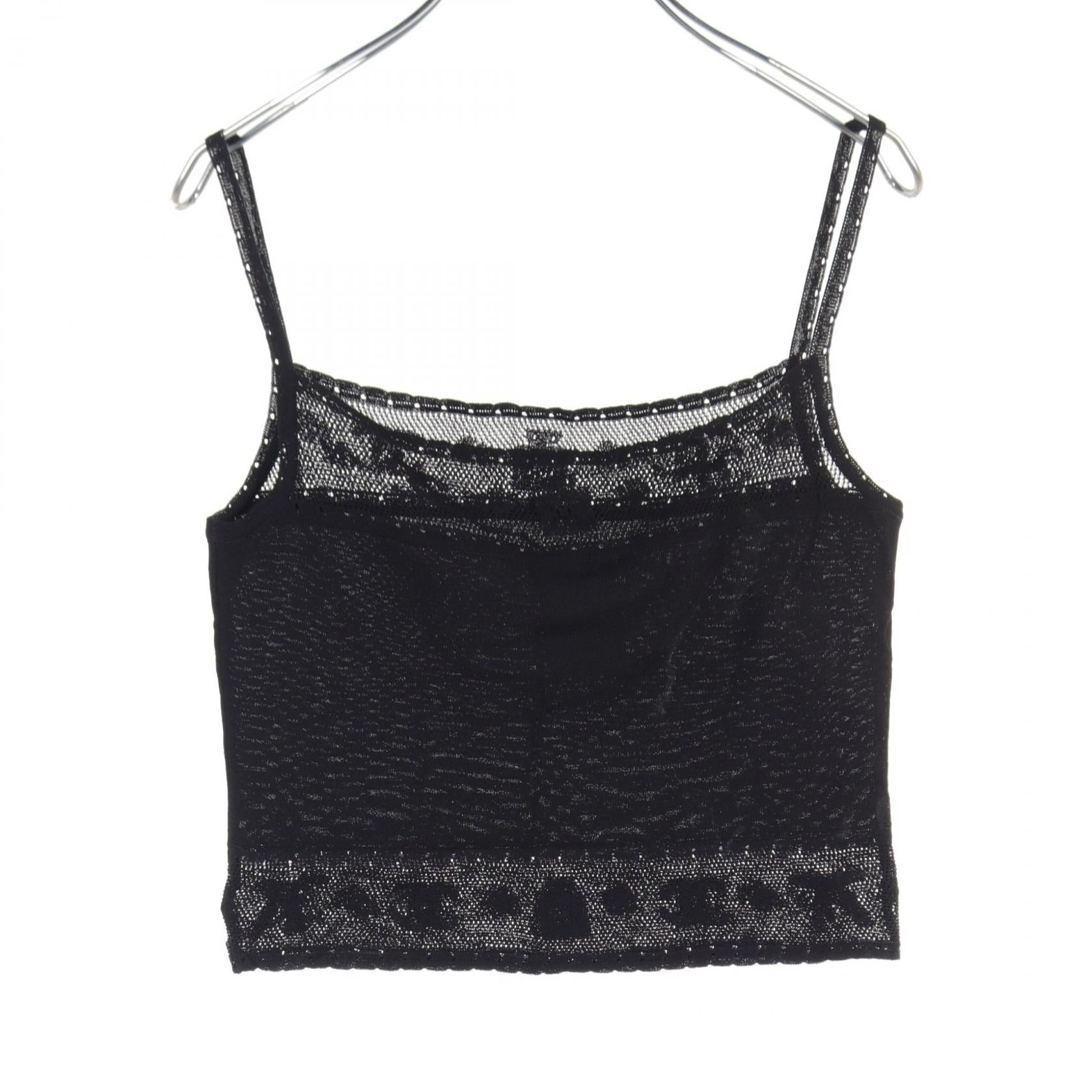 Chanel Coco Mark Camisole Black Viscose