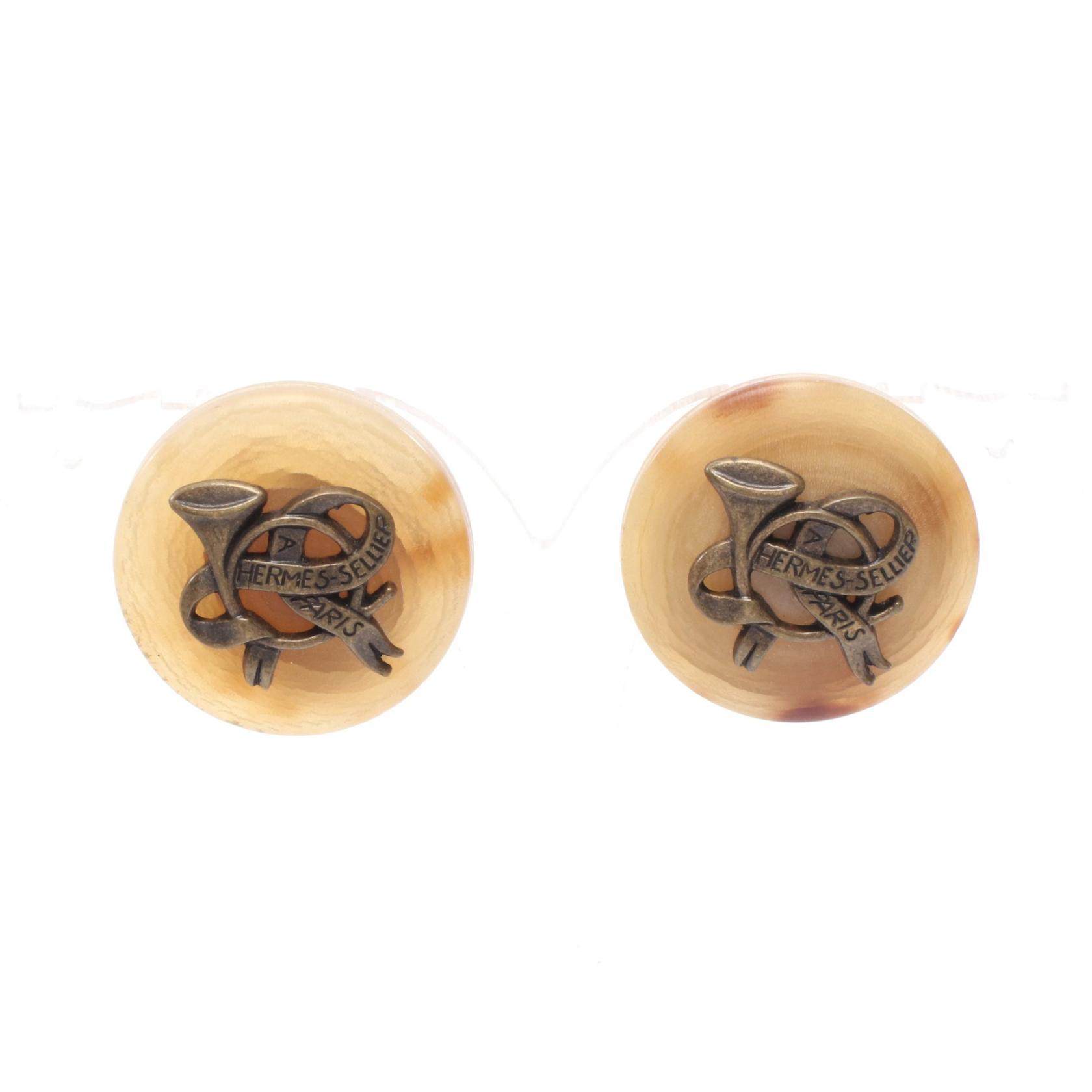 Hermes Circle Earrings