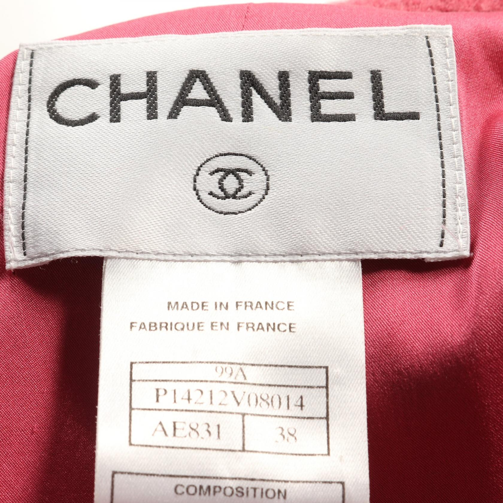 Chanel Wool Outerwear Pink P14212V08014