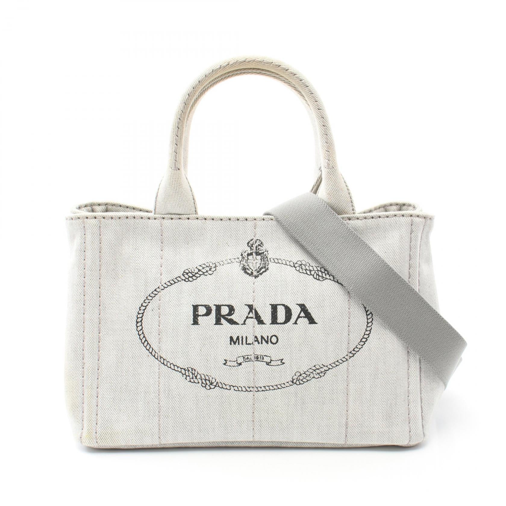 Prada CANAPA Canvas Tote Bag 1BG439