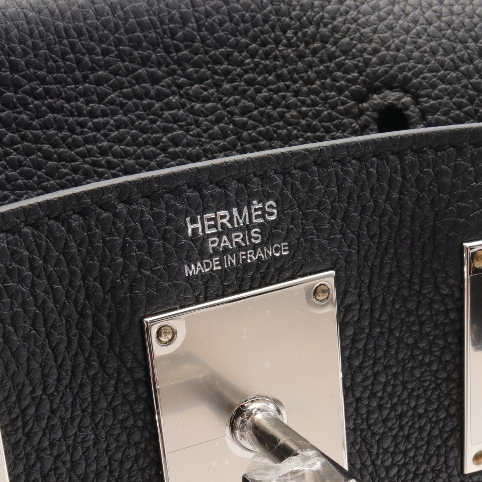 Hermes Kelly Accado PM Waist Bag Black