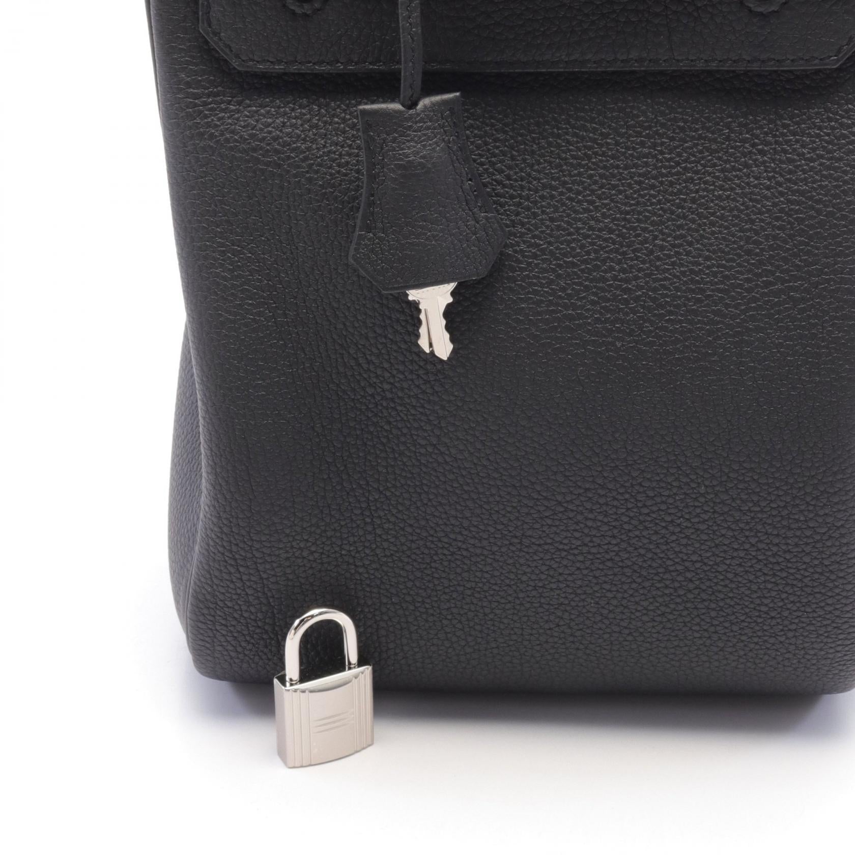 Hermes Kelly Accado PM Waist Bag Black