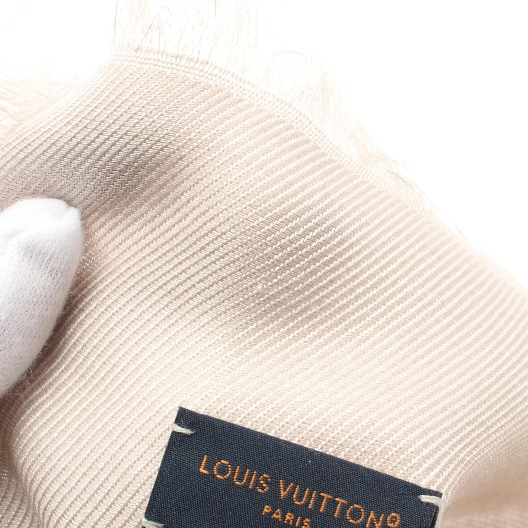 Louis Vuitton Wool Silk Monogram Shawl M71336