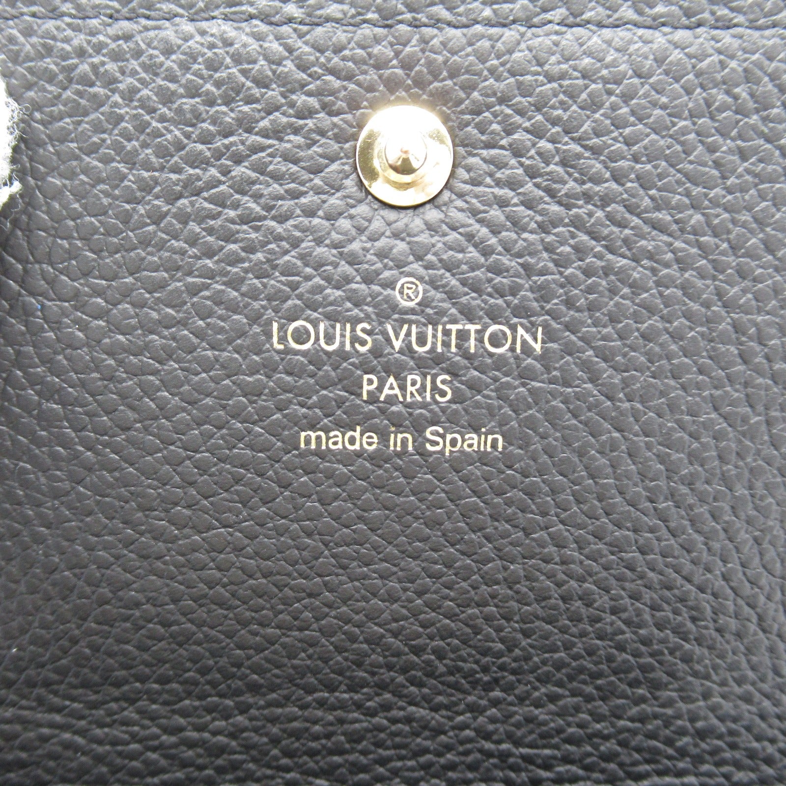 Louis Vuitton Card Case Monogram Black M58456