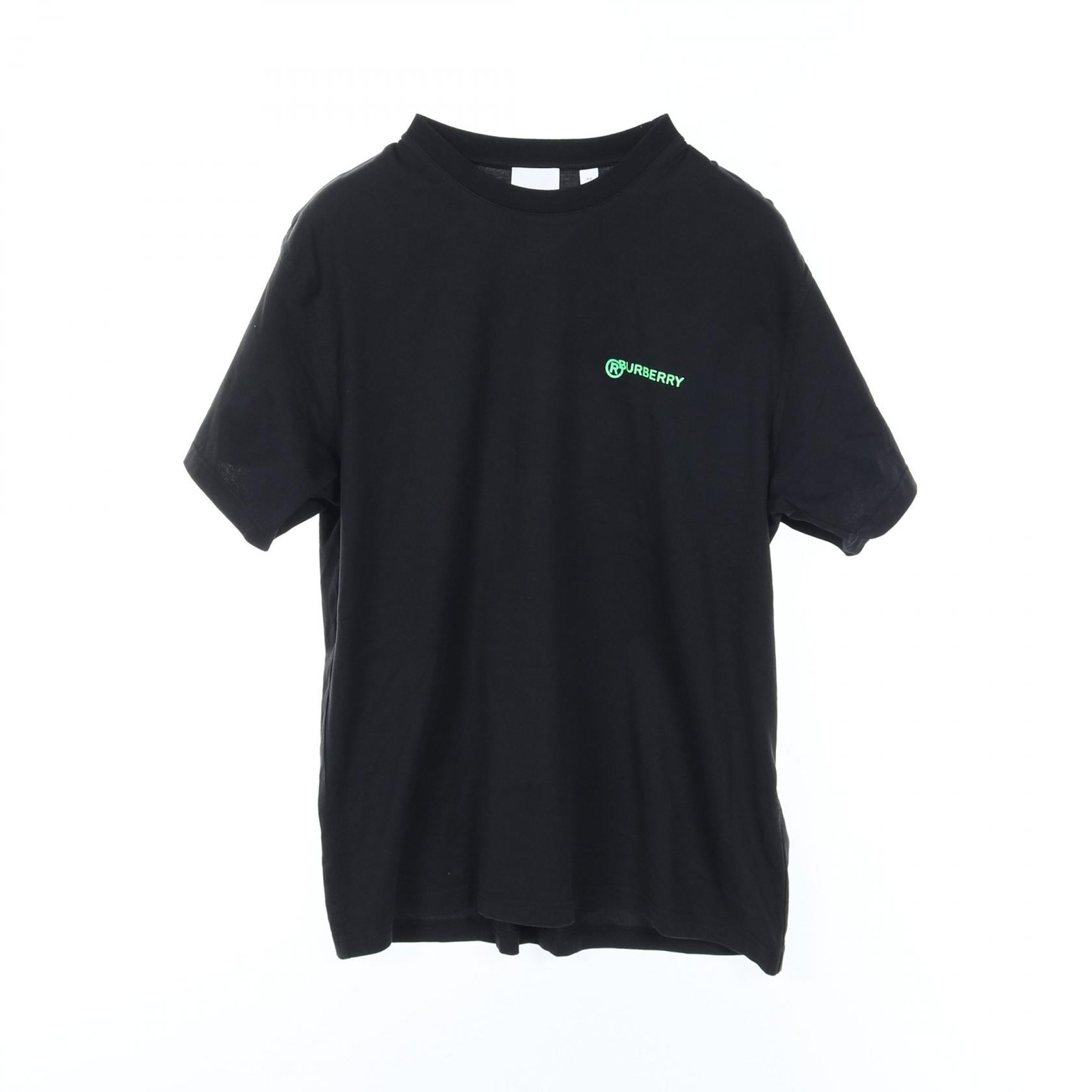 Burberry Slogan Logo Print Cotton T-Shirt