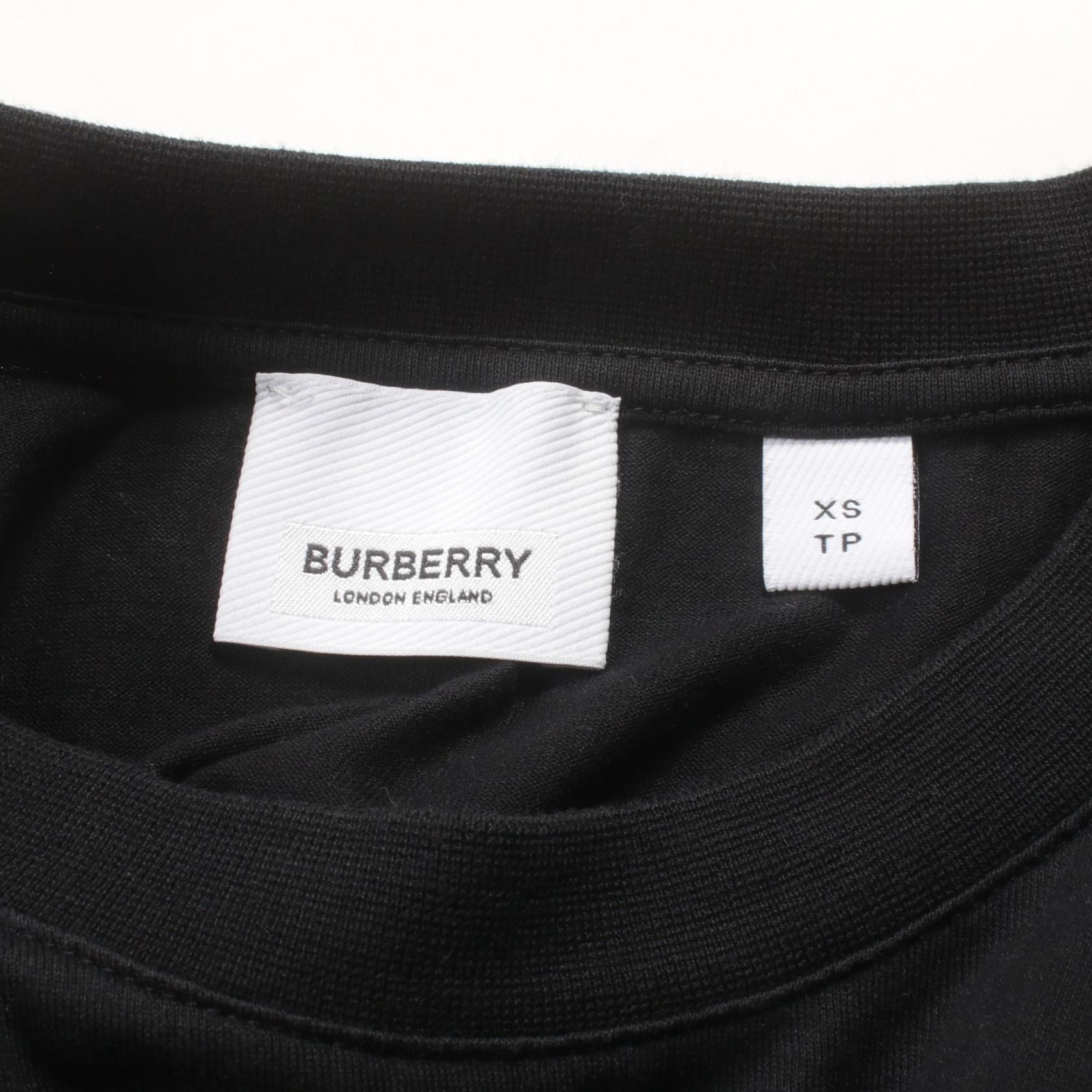 Burberry Slogan Logo Print Cotton T-Shirt