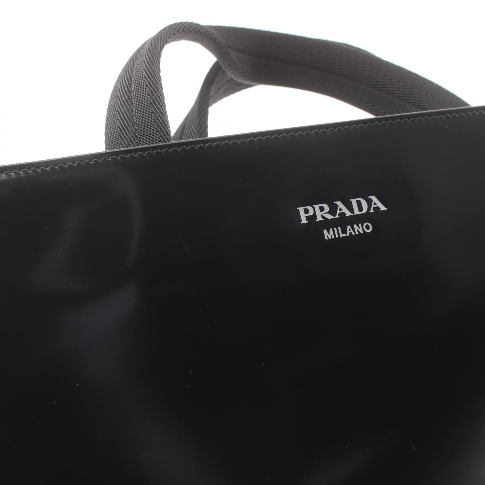 Prada Leather Tote Bag 2VG113