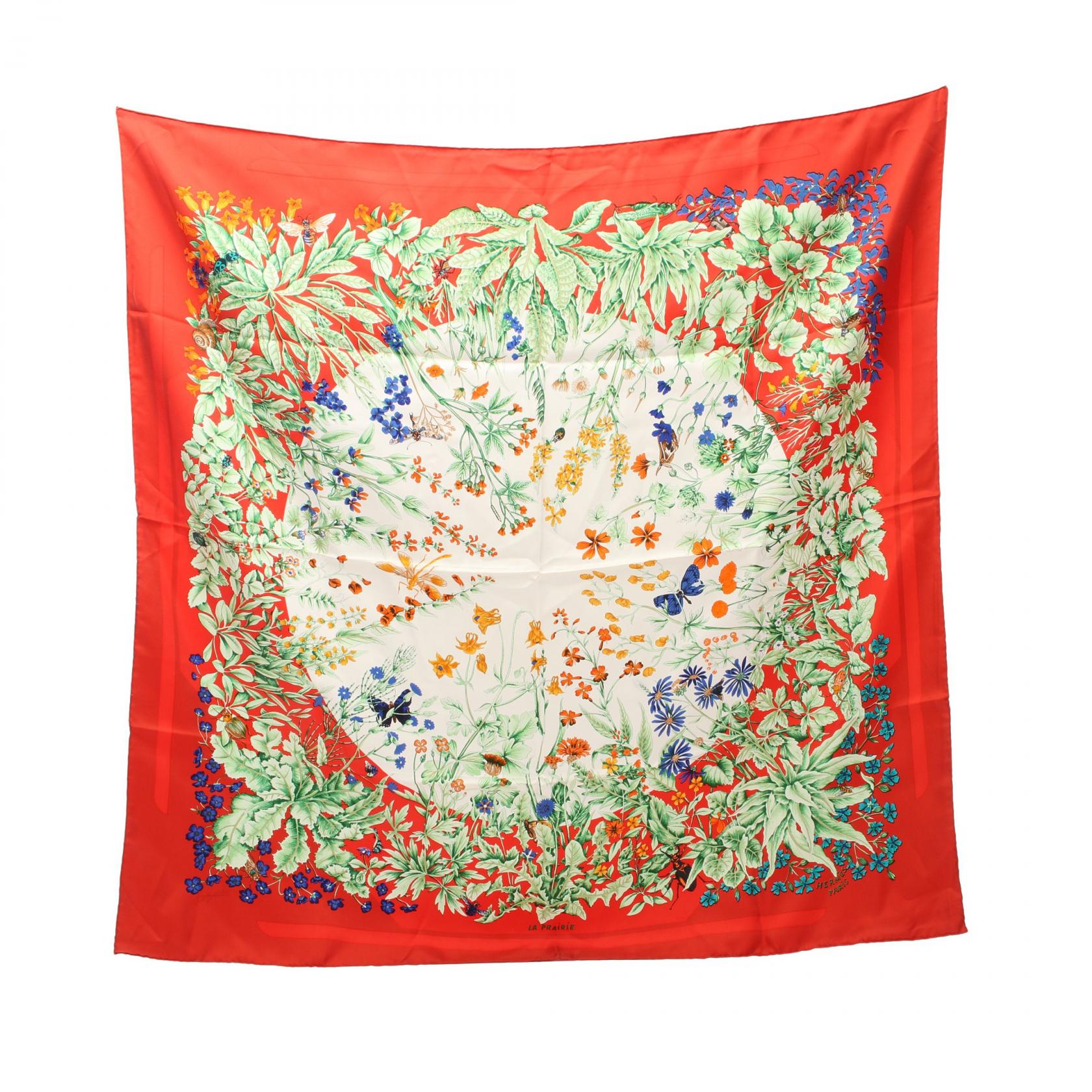 Hermes Silk Scarf LA PRAiRiE 90cm