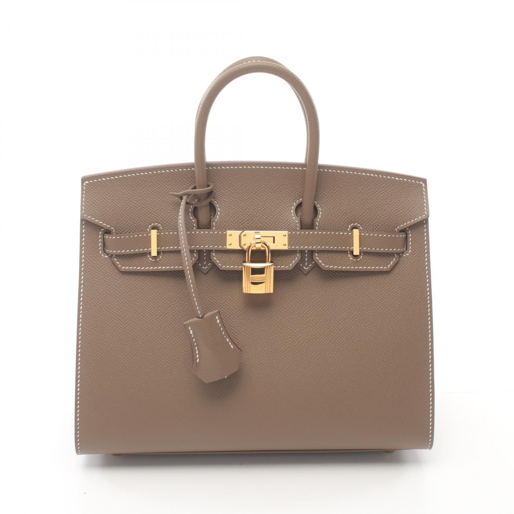 Hermes Birkin 25 Handbag Brown