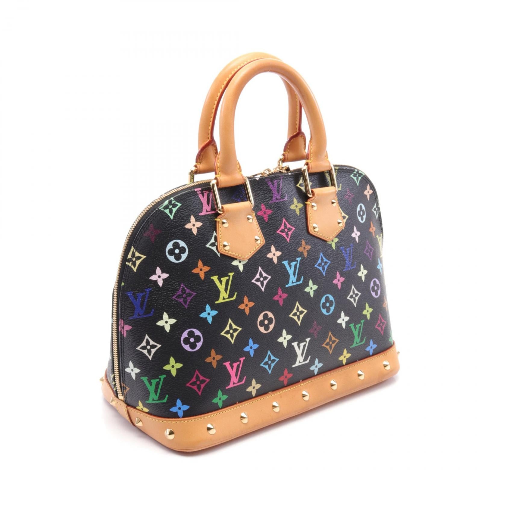 Louis Vuitton Alma Monogram Multicolor Noir Handbag M92646