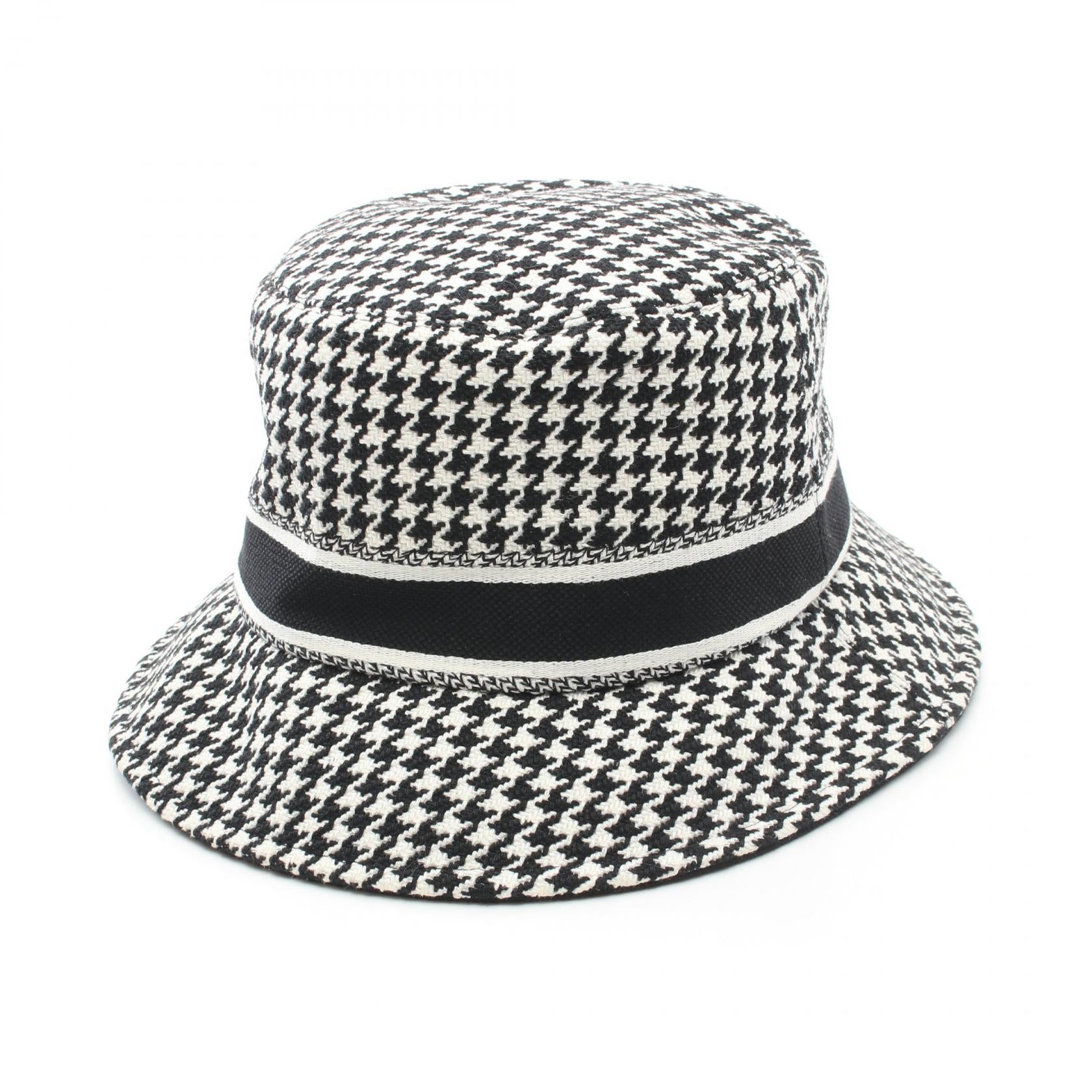 Dior Houndstooth Cotton Hat 35PDP923X130