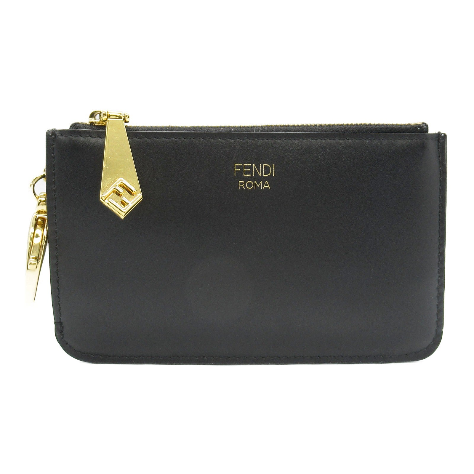 Fendi Leather Coin Card Holder Case 8AP161