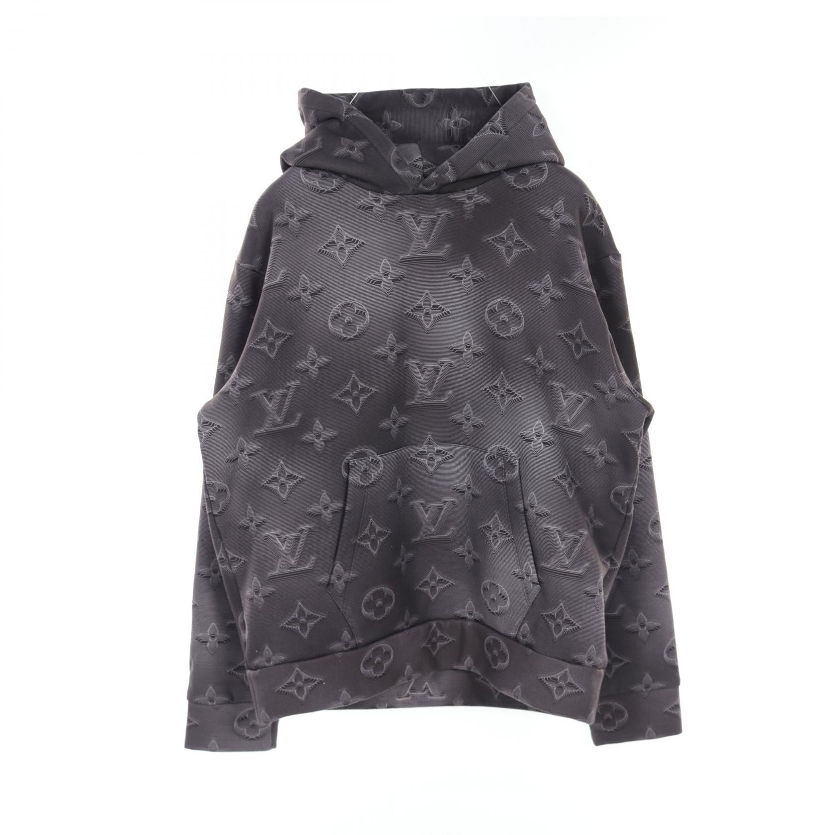 Louis Vuitton Cotton Hoodie Black/Beige