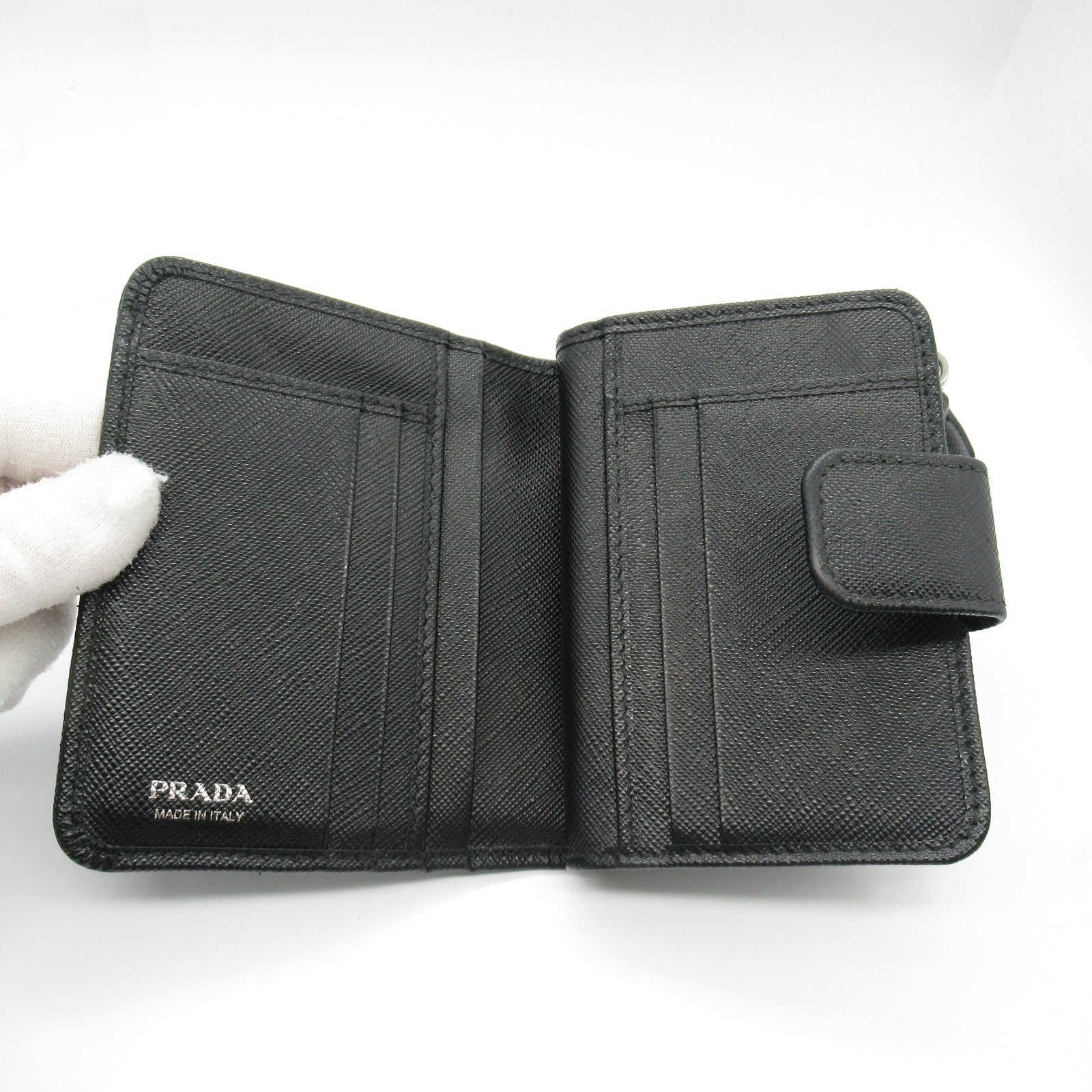 Prada Saffiano Leather Bifold Wallet 1ML018