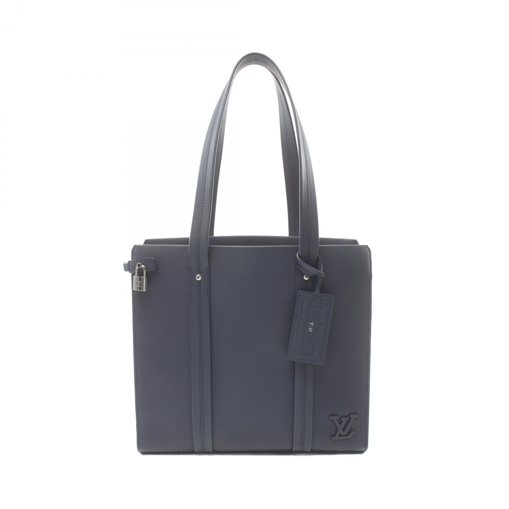 Louis Vuitton Leather Takeoff Tote Bag M21542