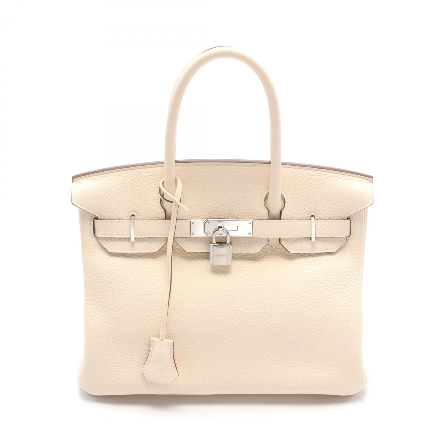 Hermes Birkin 30 Handbag Ivory