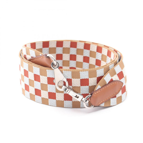Hermes Bandouliere Sangle Caval Toile Leather Shoulder Strap