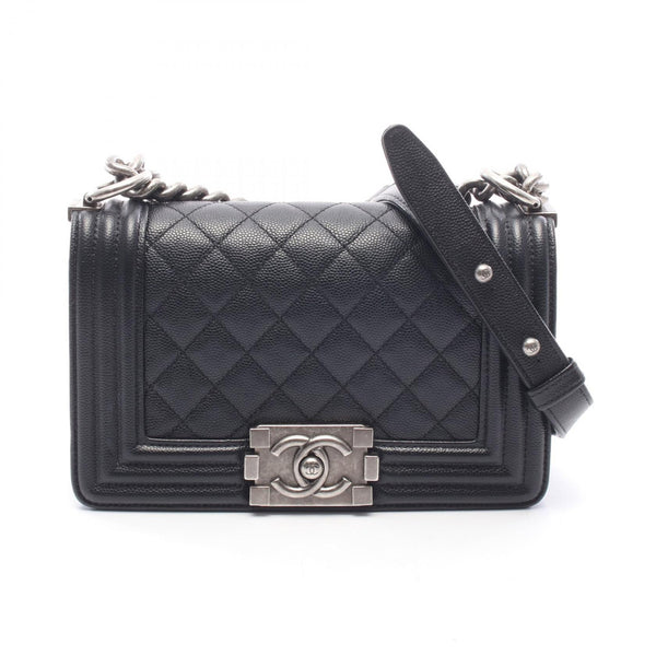 CHANEL Boy Chanel Grained Calf Shoulder Bag
