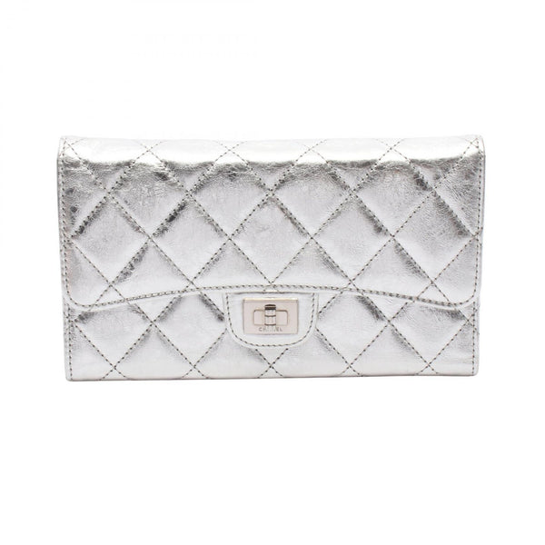 CHANEL 2.55 Matelasse Trifold Long Wallet